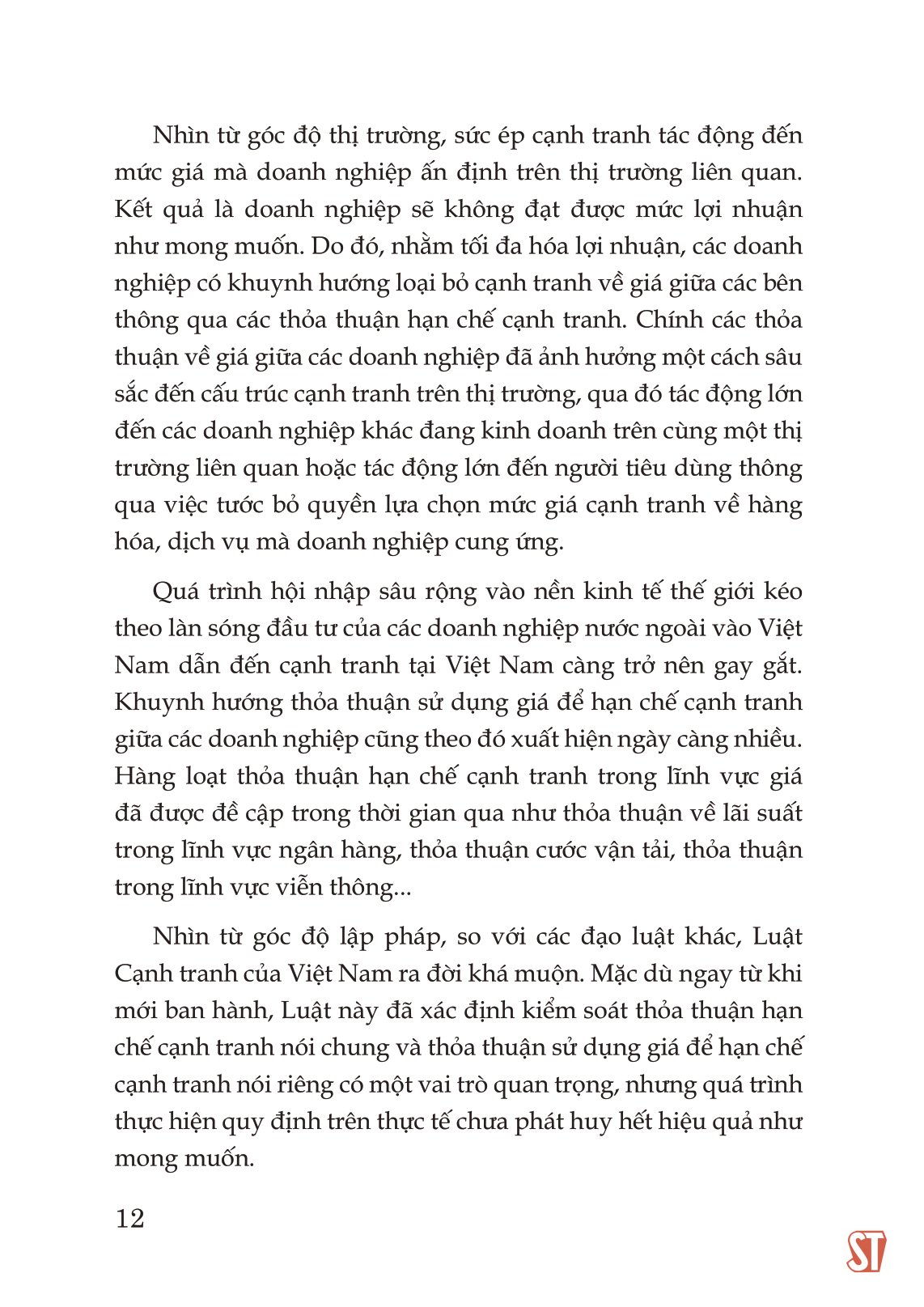 pháp luật kiểm soát, thảo thuận sử dụng giá - lý thuyết và thực tiễn tại việt nam