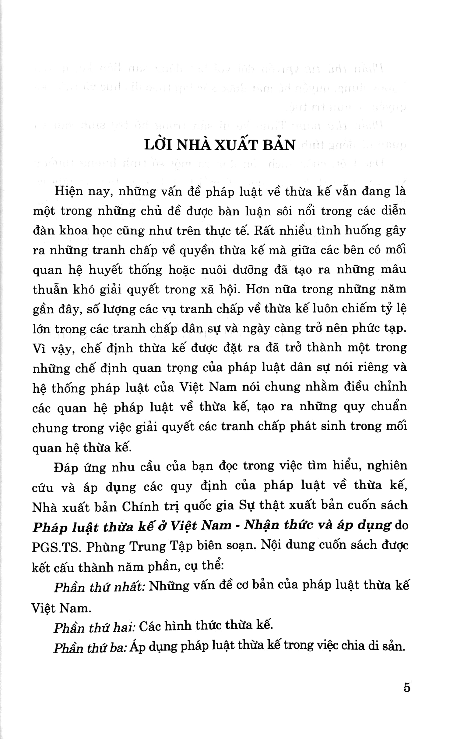 pháp luật thừa kế ở việt nam - nhận thức và áp dụng