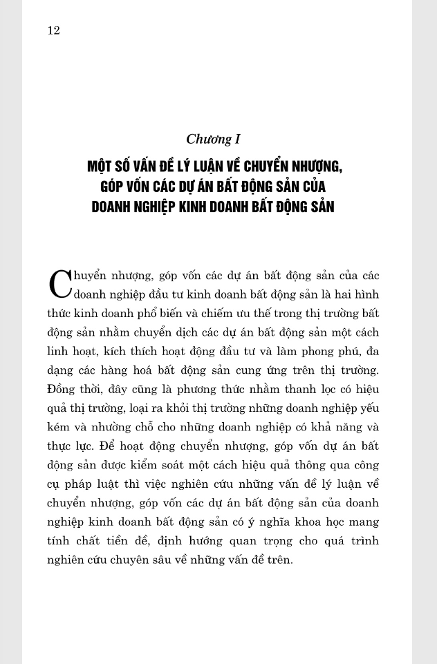 pháp luật về chuyển nhượng, góp vốn các dự án bất động sản của doanh nghiệp kinh doanh bất động sản