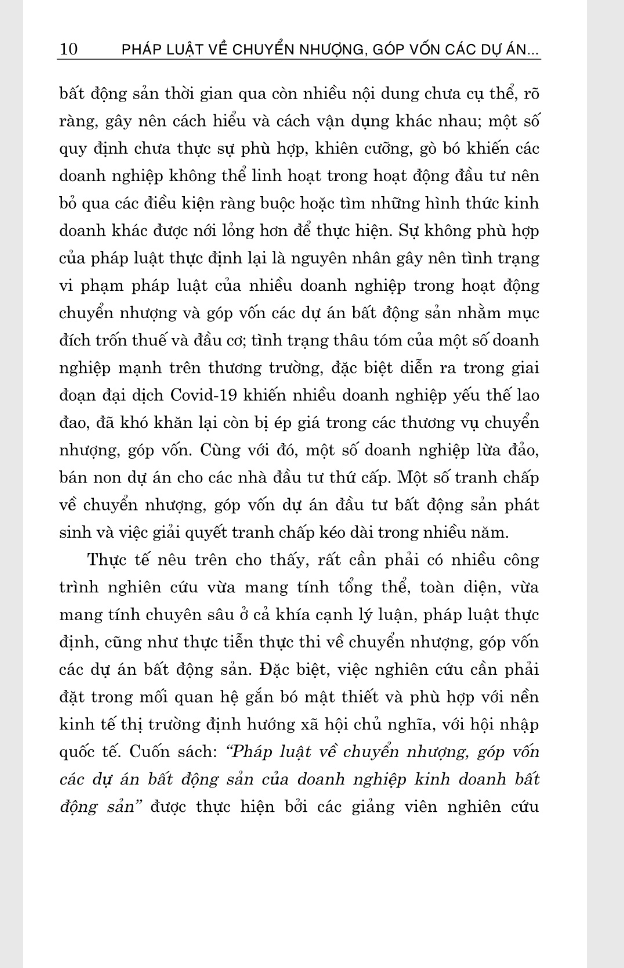 pháp luật về chuyển nhượng, góp vốn các dự án bất động sản của doanh nghiệp kinh doanh bất động sản