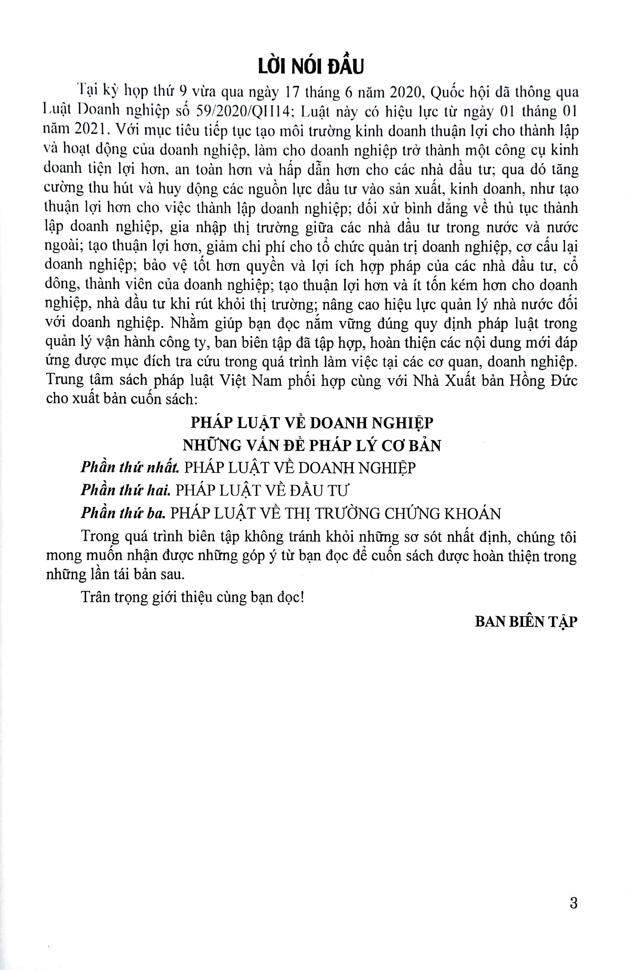 pháp luật về doanh nghiệp - những vấn đề pháp lý cơ bản