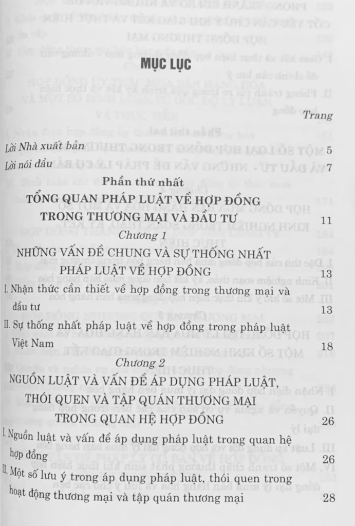 pháp luật về hợp đồng trong thương mại và đầu tư - những vấn đề pháp lý cơ bản (sách chuyên khảo)