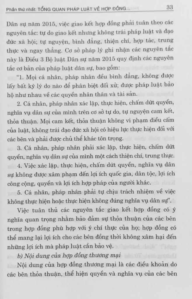 pháp luật về hợp đồng trong thương mại và đầu tư - những vấn đề pháp lý cơ bản (sách chuyên khảo)