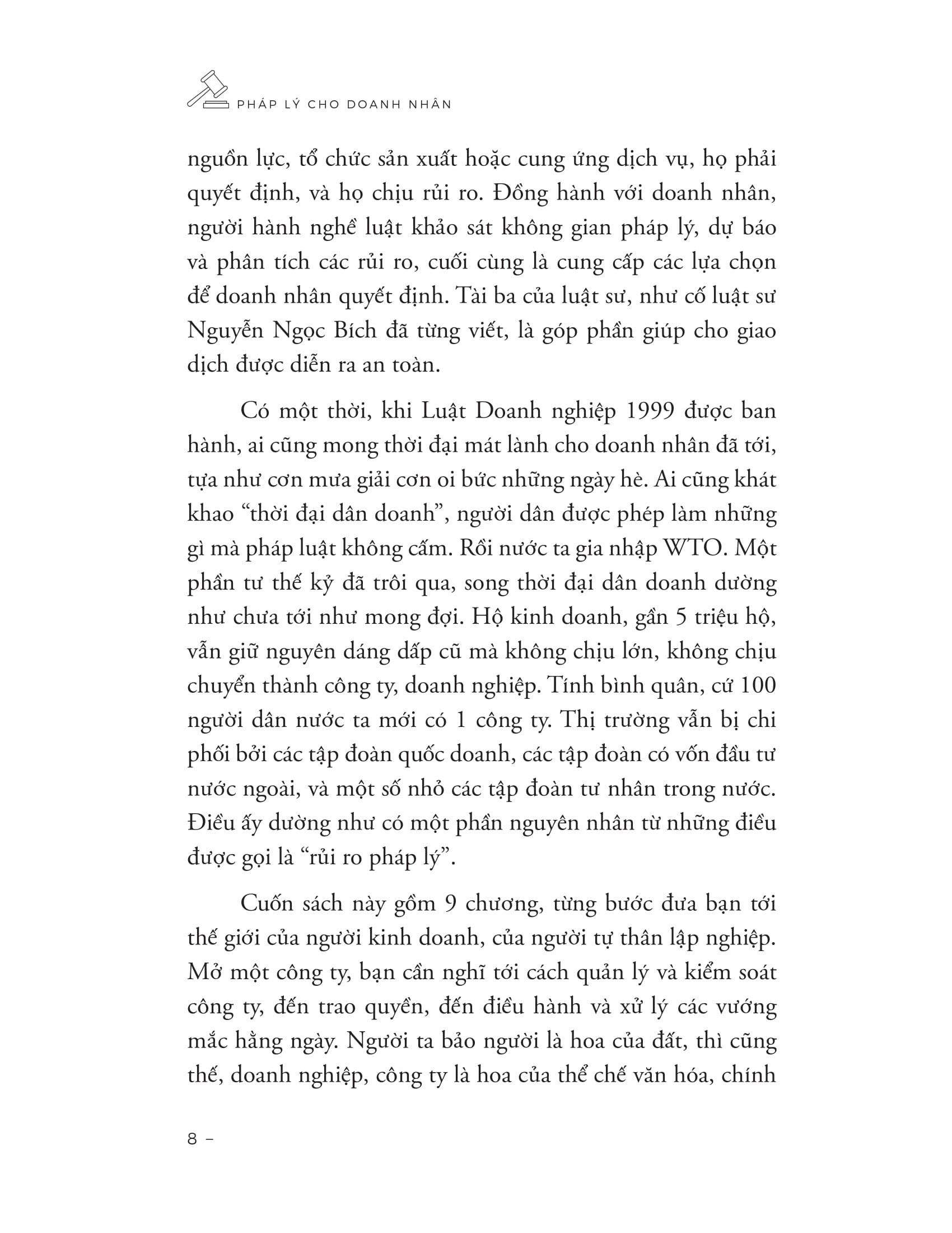 Phap Ly Cho Doanh Nhan - Bao Ve Tai San - Giu Gin Danh Tieng - Phat Trien Ben Vung