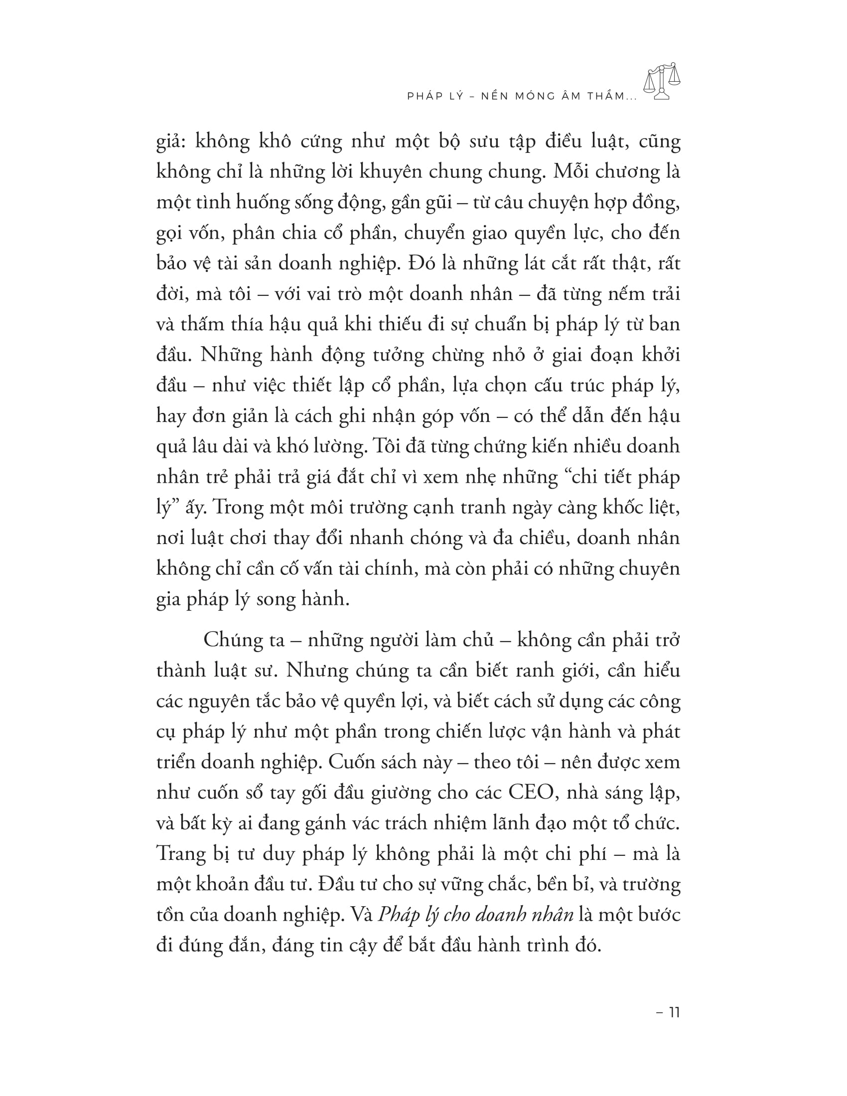 Phap Ly Cho Doanh Nhan - Bao Ve Tai San - Giu Gin Danh Tieng - Phat Trien Ben Vung