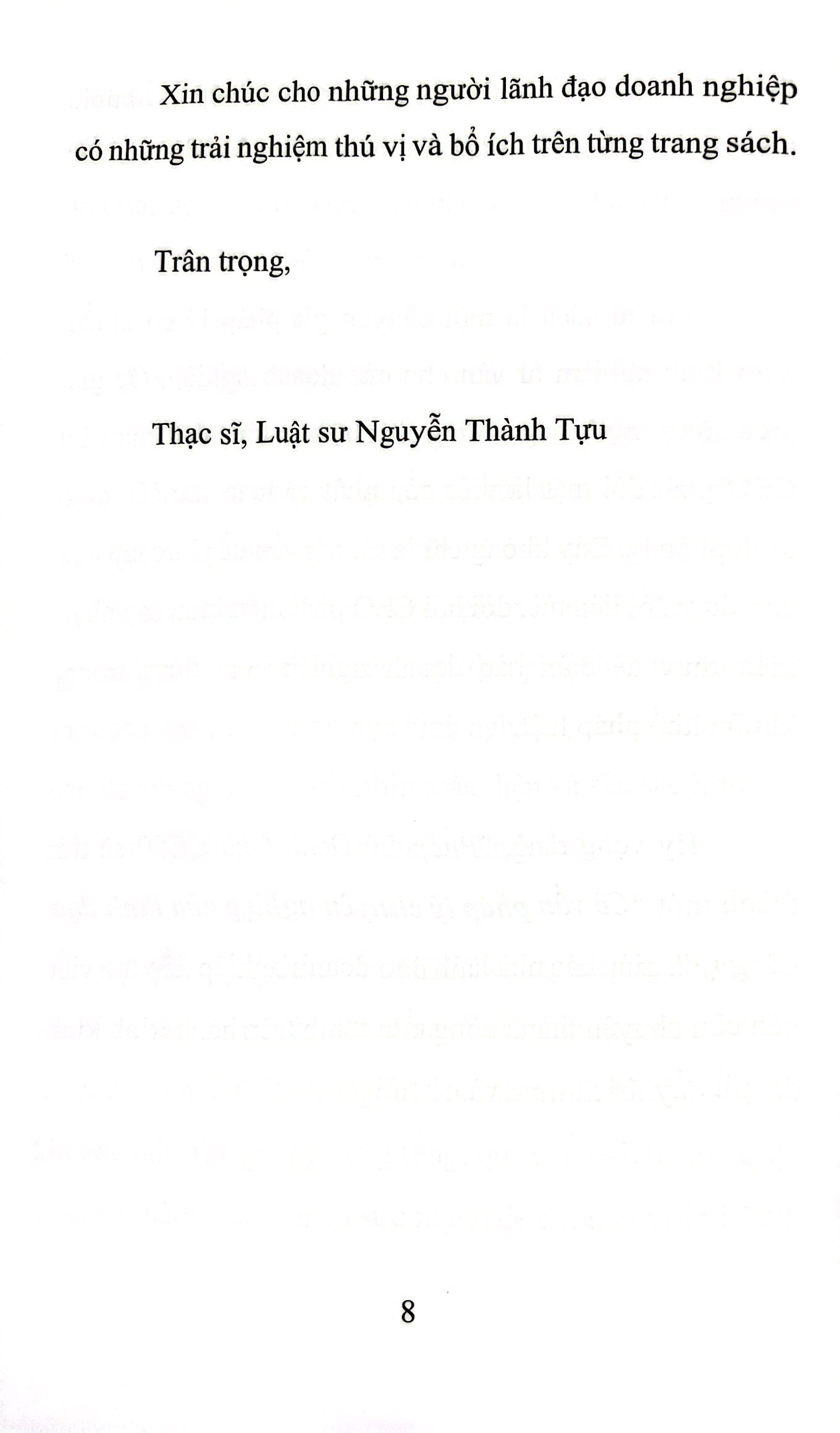 pháp lý dành cho ceo