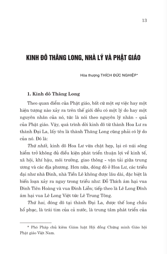 phật giáo với dân tộc - từ thời nhà lý đến nay