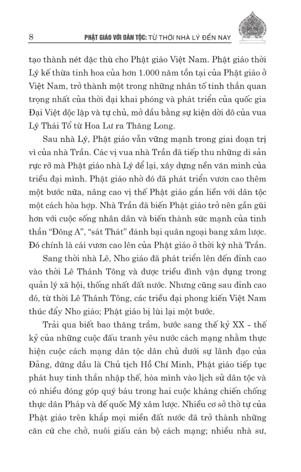 phật giáo với dân tộc - từ thời nhà lý đến nay