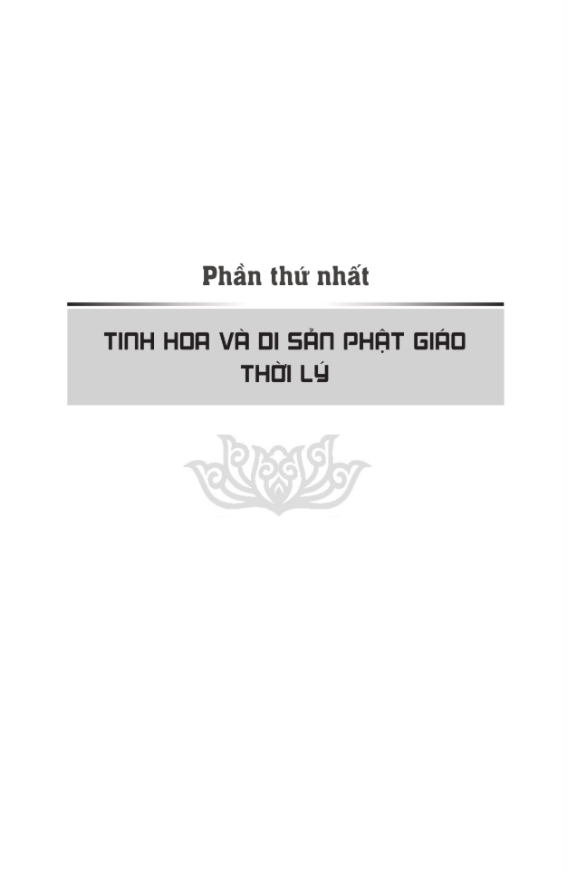 phật giáo với dân tộc - từ thời nhà lý đến nay