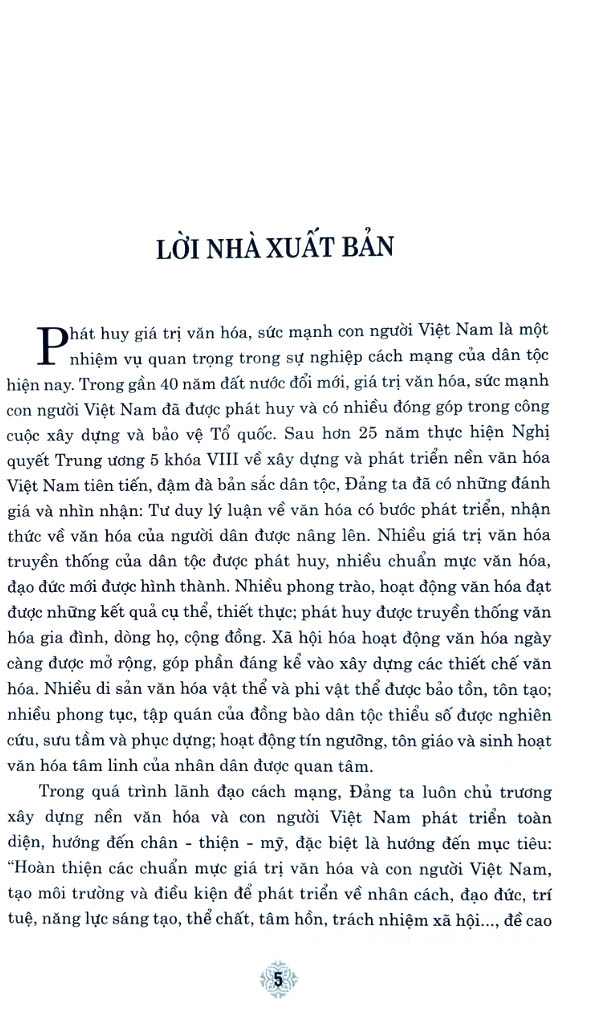 phát huy giá trị văn hóa, sức mạnh con người việt nam trong công cuộc xây dựng và phát triển đất nước