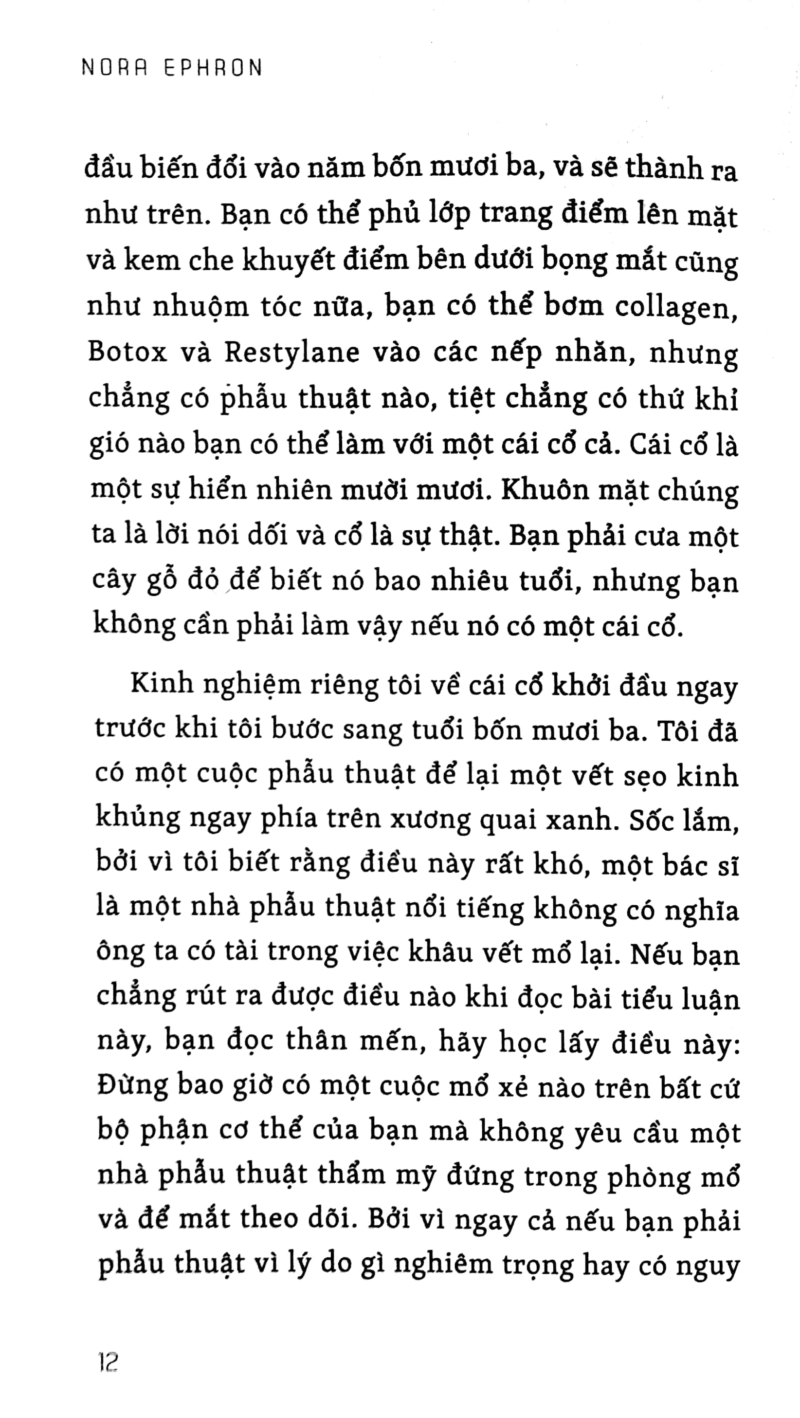 phát khổ vì cái cổ