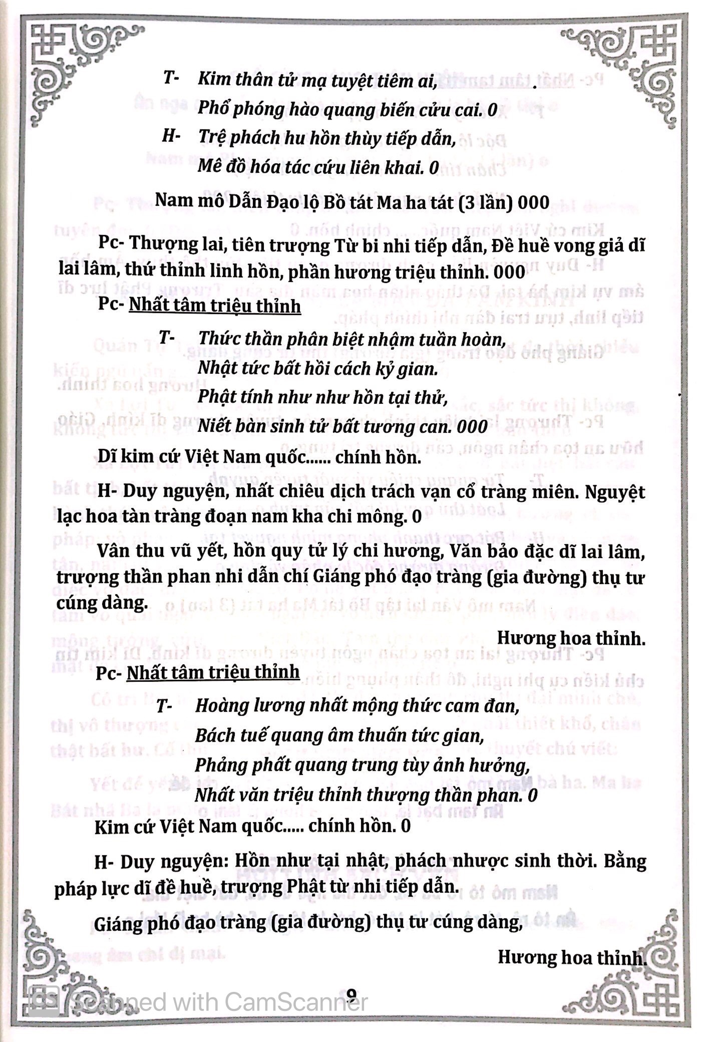 phật lịch 2562 - khoa cúng thông dụng
