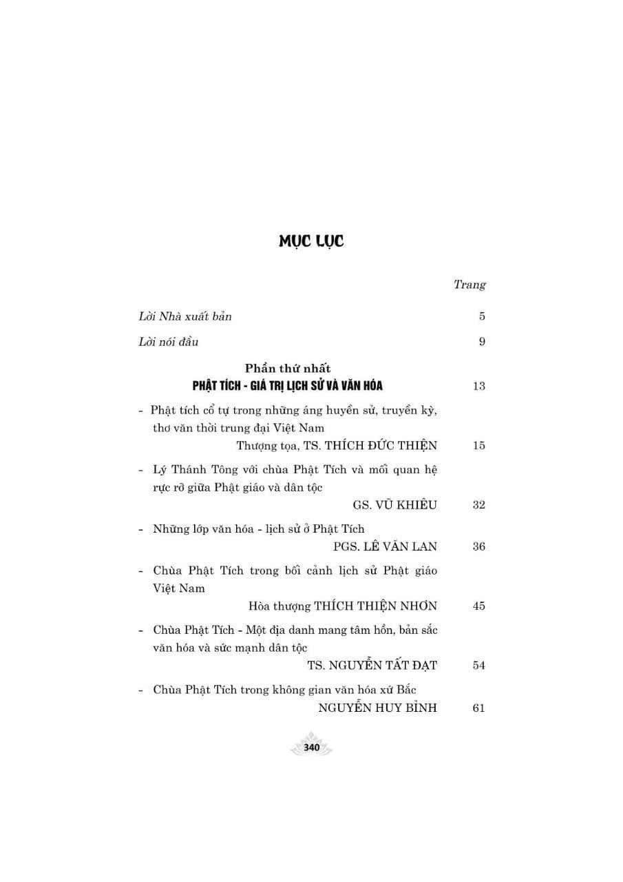 phật tích - trung tâm phật giáo cổ nhất ở việt nam