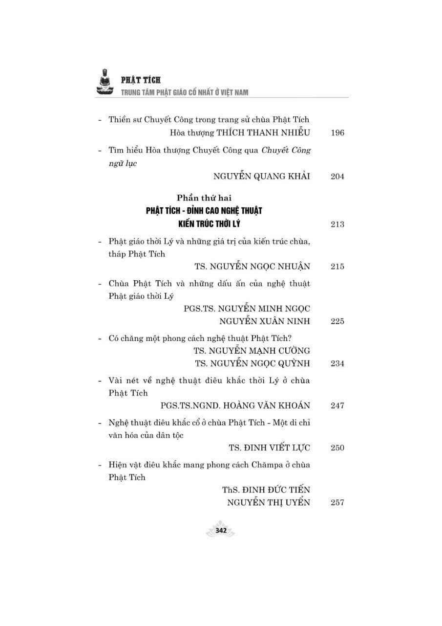 phật tích - trung tâm phật giáo cổ nhất ở việt nam