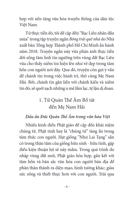 phật tính dân gian nam bộ - đôi điều suy ngẫm