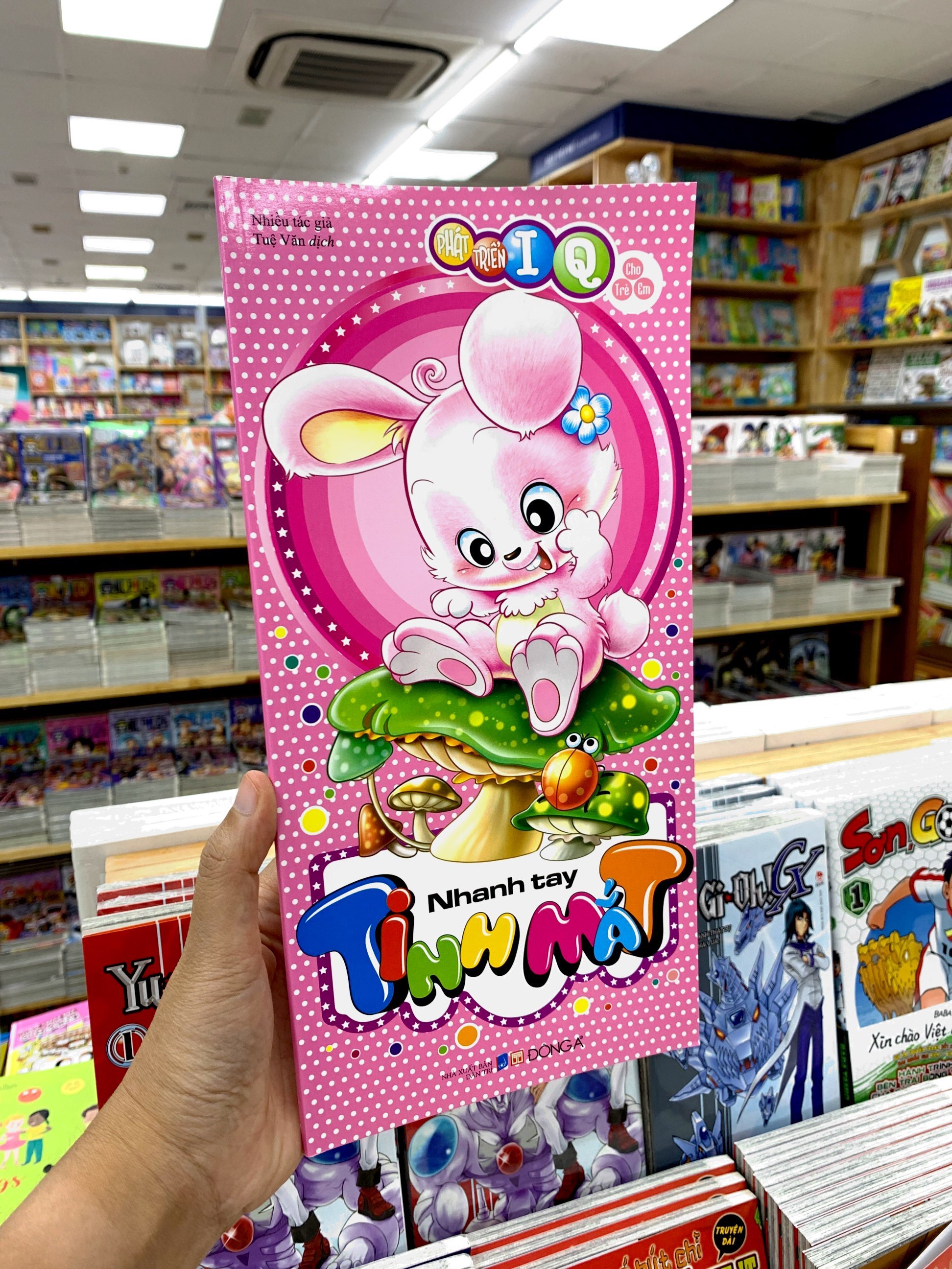 phát triển iq cho trẻ em - nhanh tay tinh mắt (tái bản 2019)