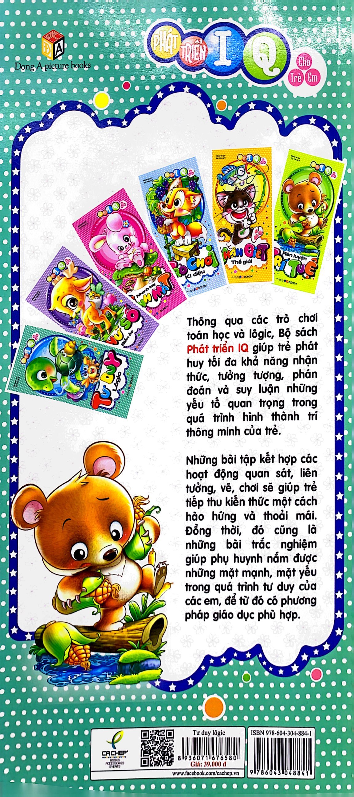 phát triển iq cho trẻ em - tư duy lôgic (tái bản 2019)