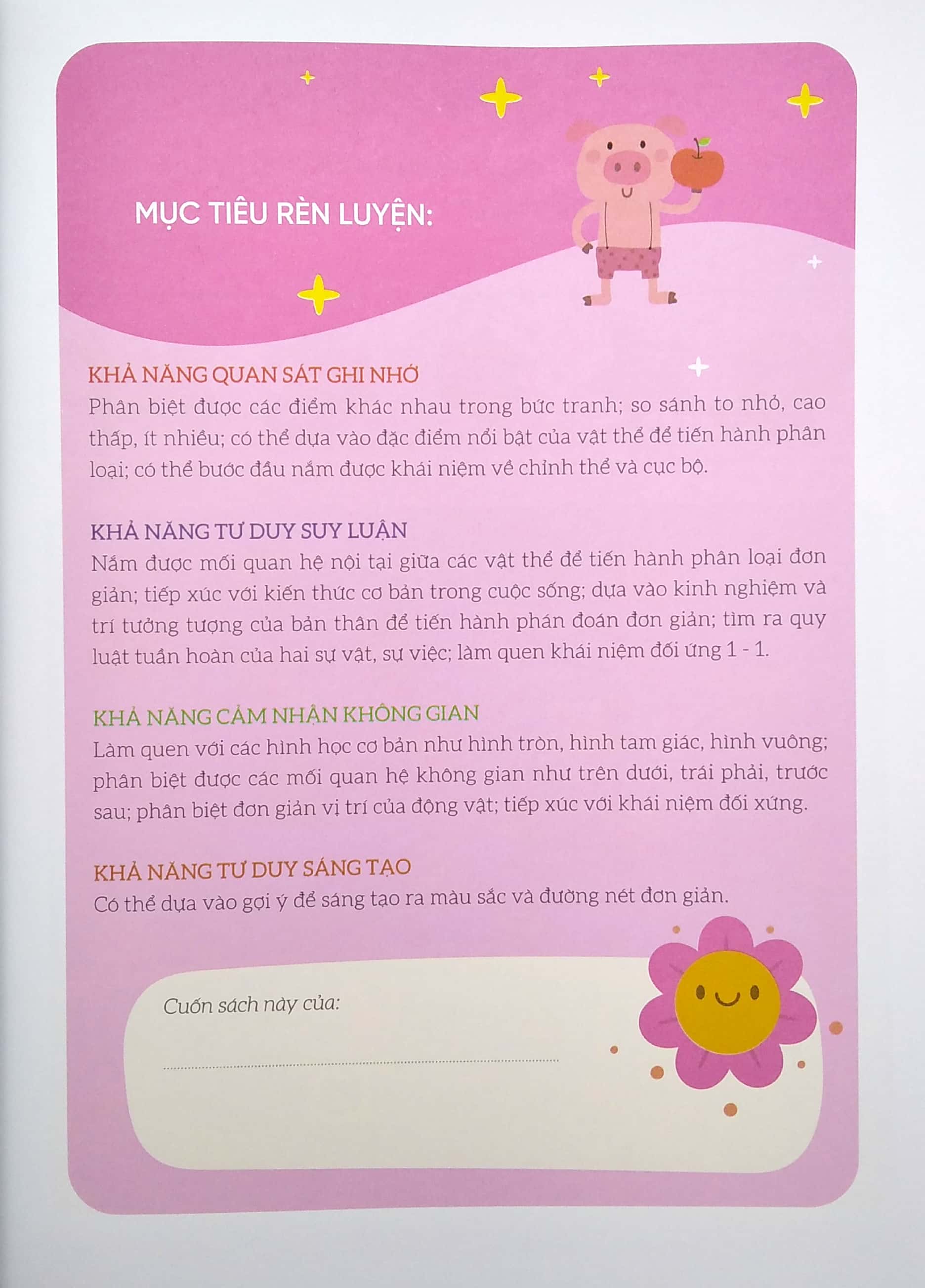 phát triển iq rèn luyện tư duy não bộ 2- 4 tuổi: khả năng quan sát và ghi nhớ