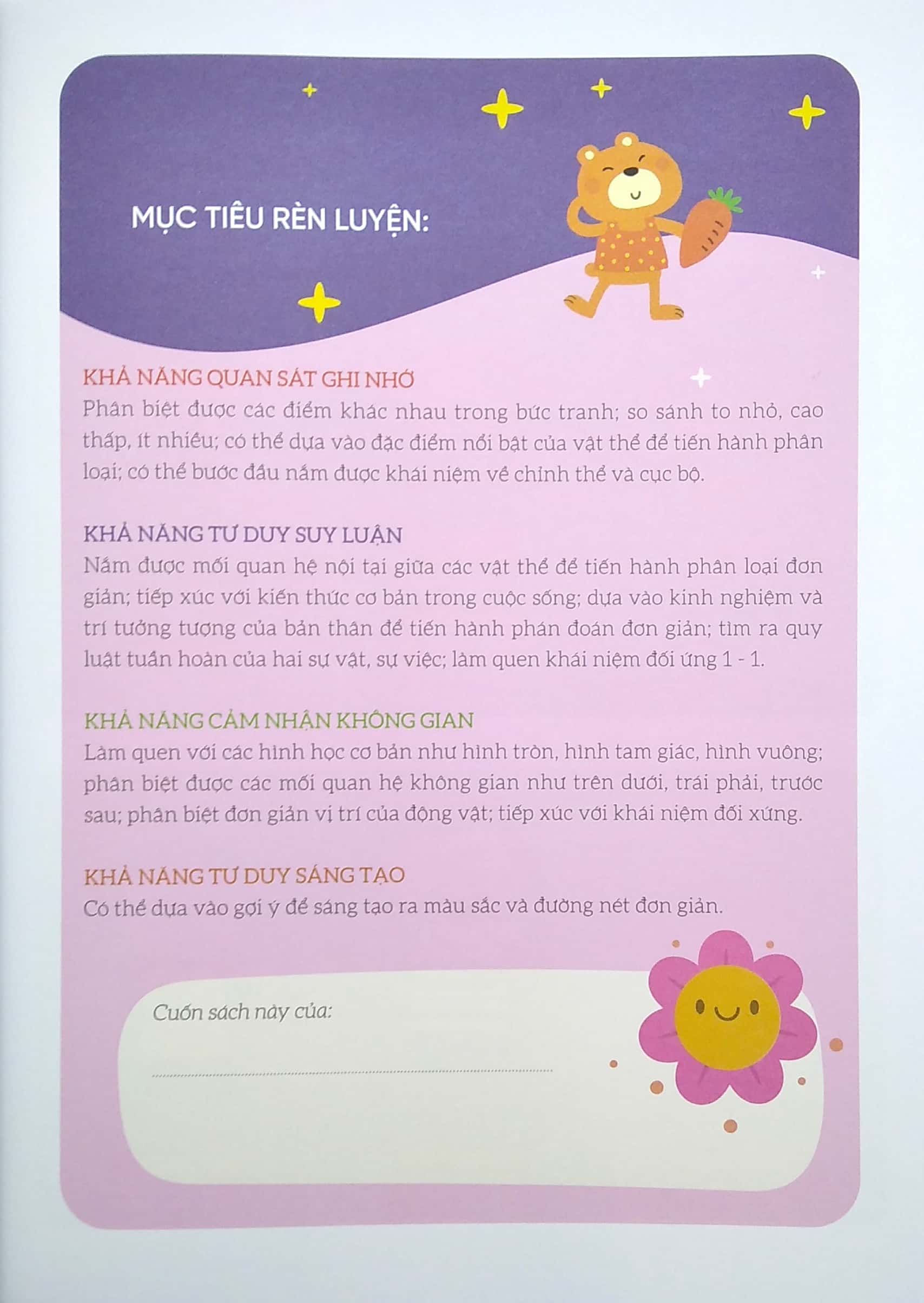 phát triển iq rèn luyện tư duy não bộ 2-4 tuổi - khả năng tư duy logic