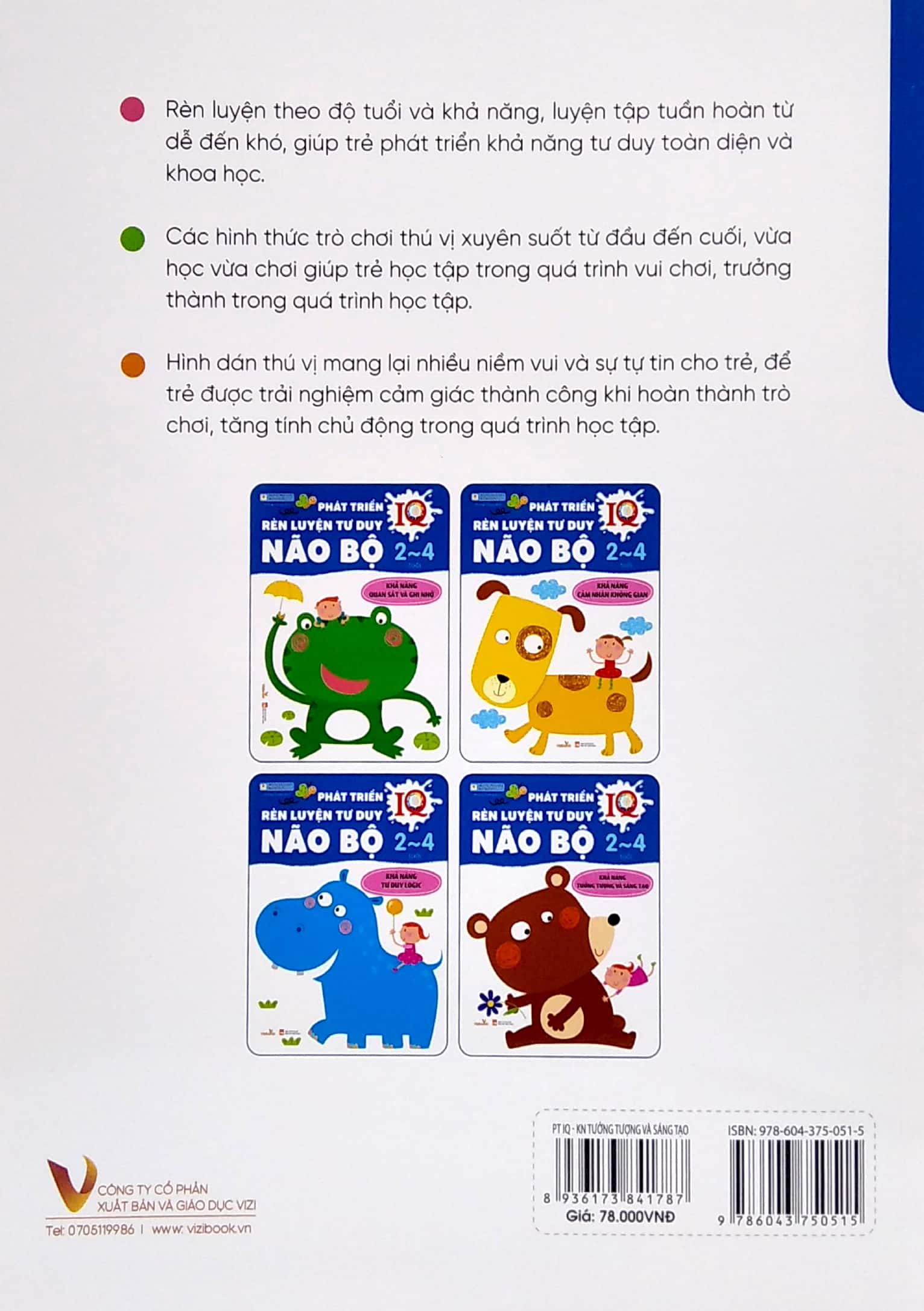 phát triển iq rèn luyện tư duy não bộ 2-4 tuổi - khả năng tưởng tượng và sáng tạo