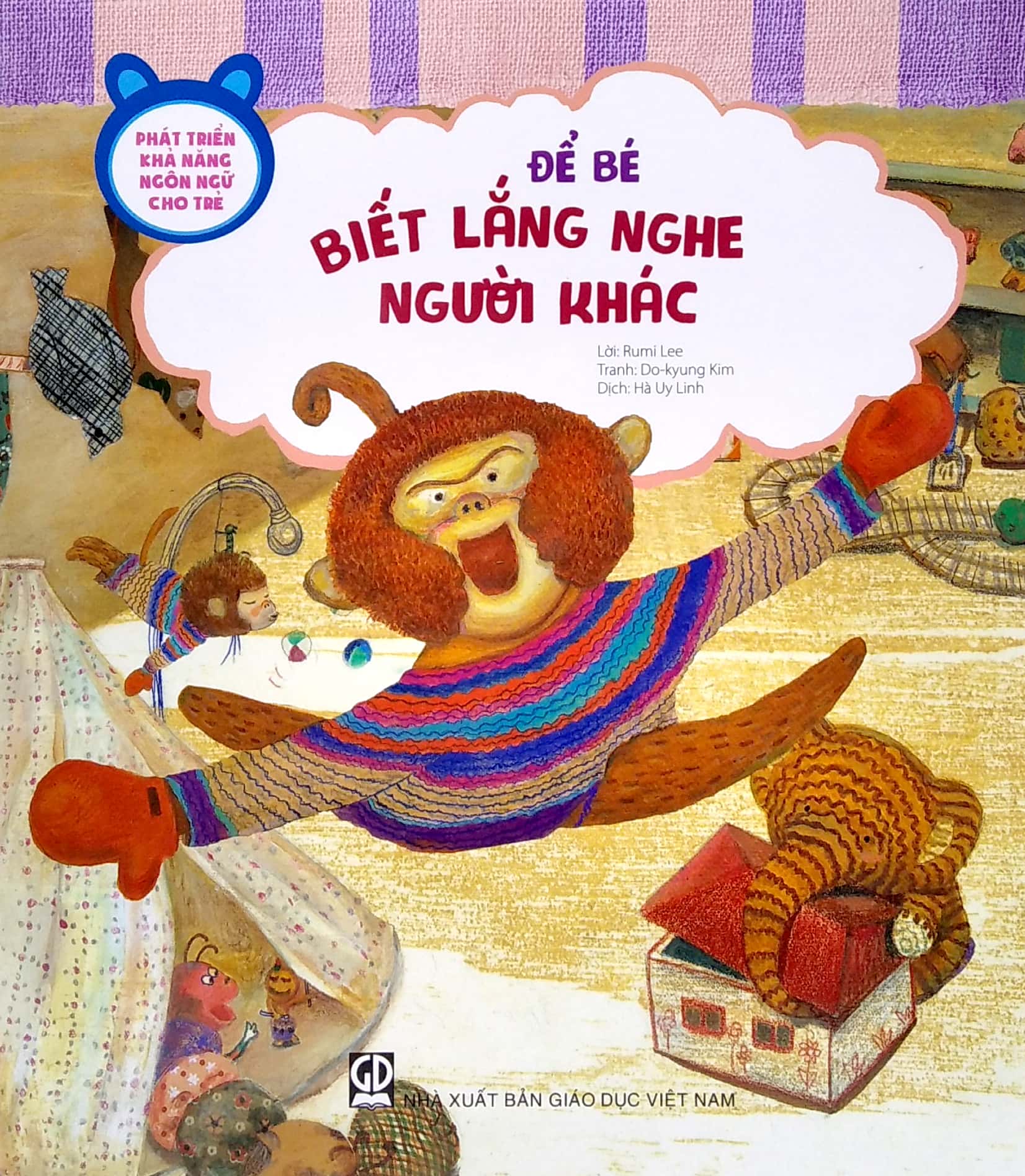 phát triển khả năng ngôn ngữ cho trẻ - để bé biết lắng nghe người khác