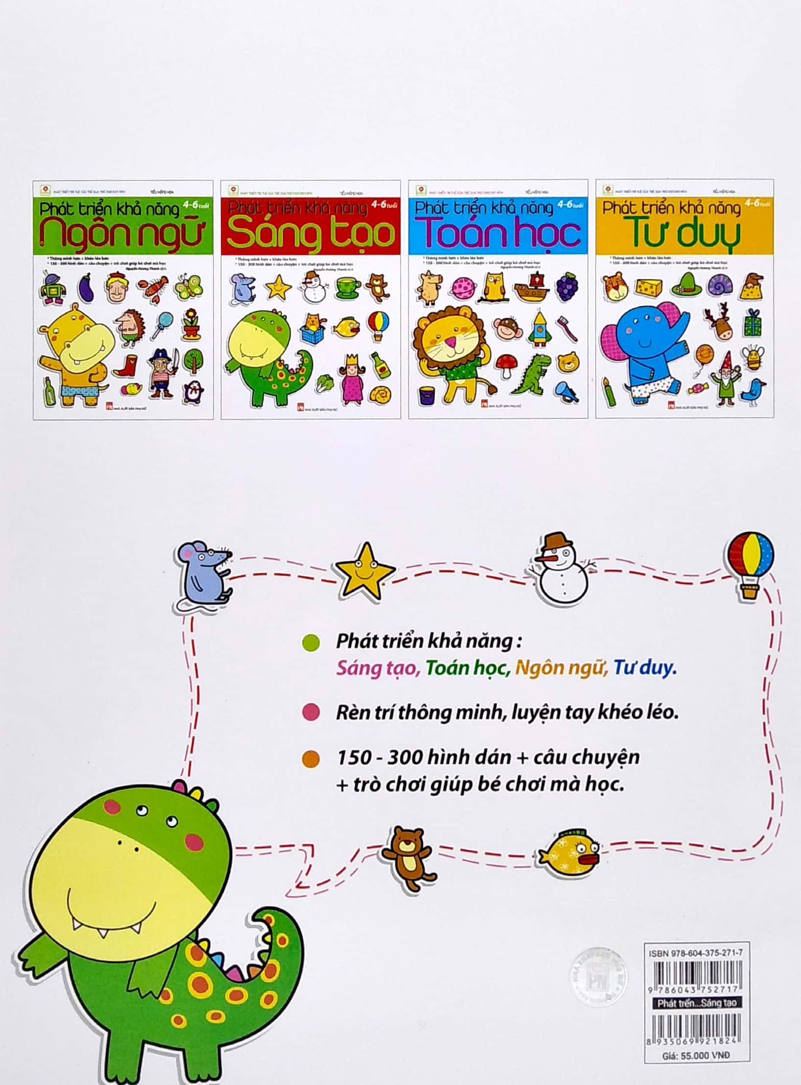 phát triển khả năng sáng tạo (4 - 6 tuổi) - tái bản 2022