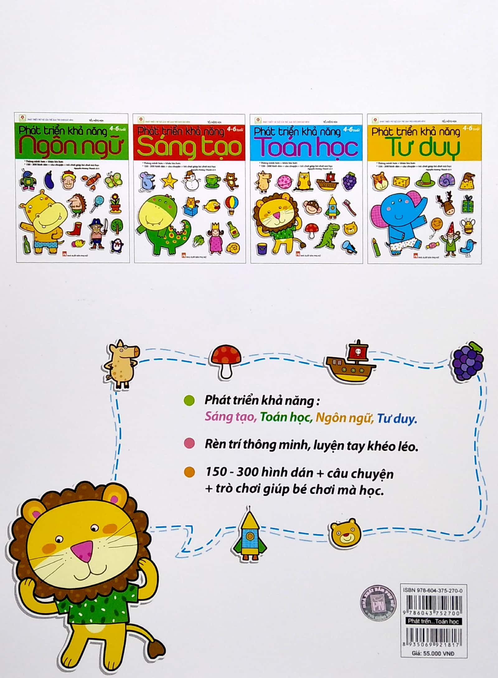 phát triển khả năng toán học (4 - 6 tuổi) - tái bản 2022