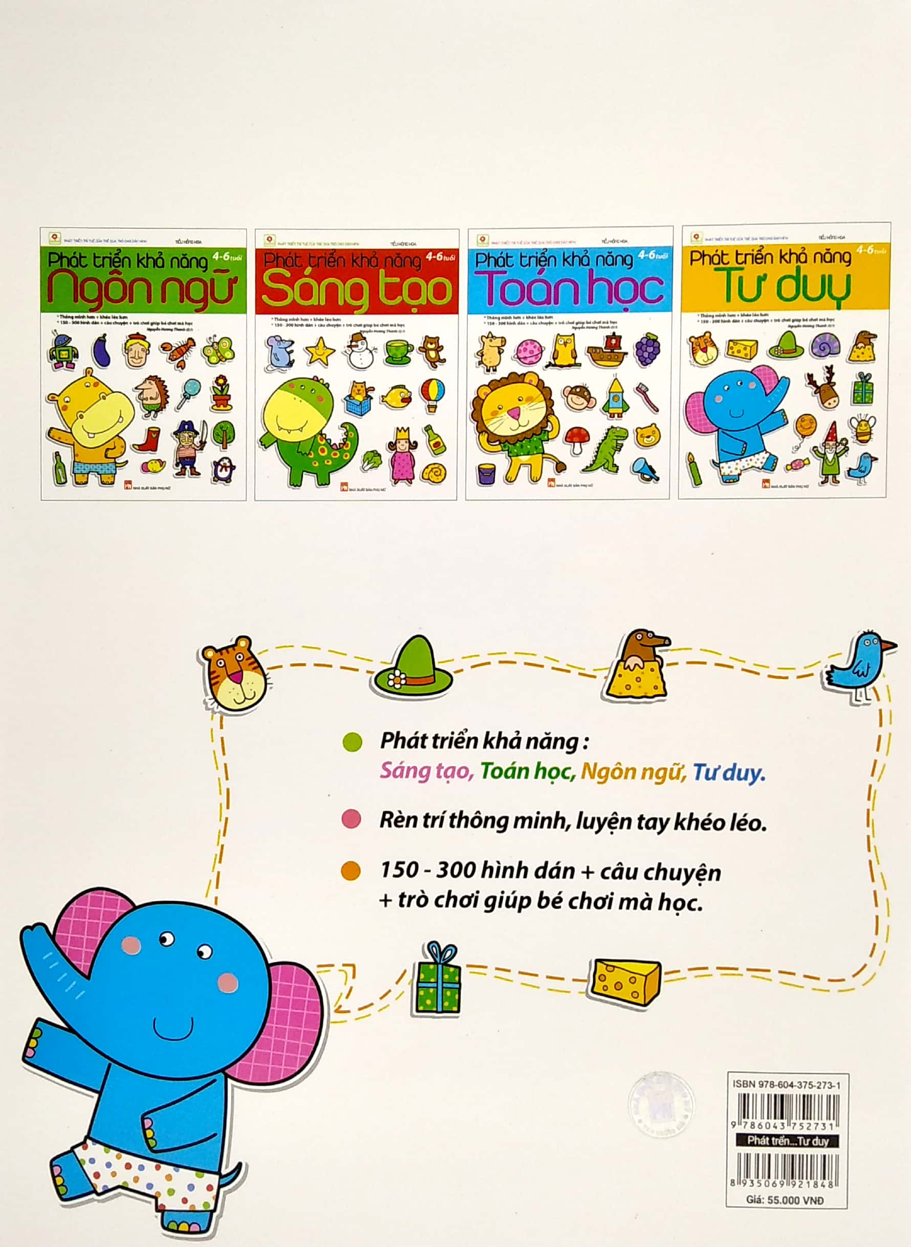 phát triển khả năng tư duy (4 - 6 tuổi) - tái bản 2022