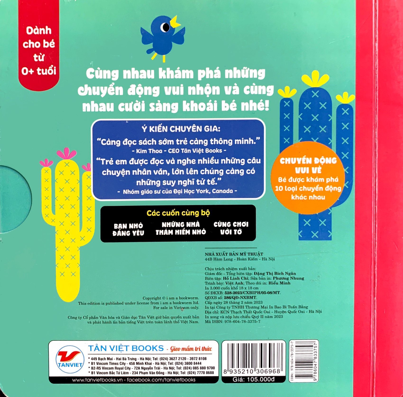 phát triển kĩ năng cho bé - chuyển động vui vẻ - thế giới sắc màu