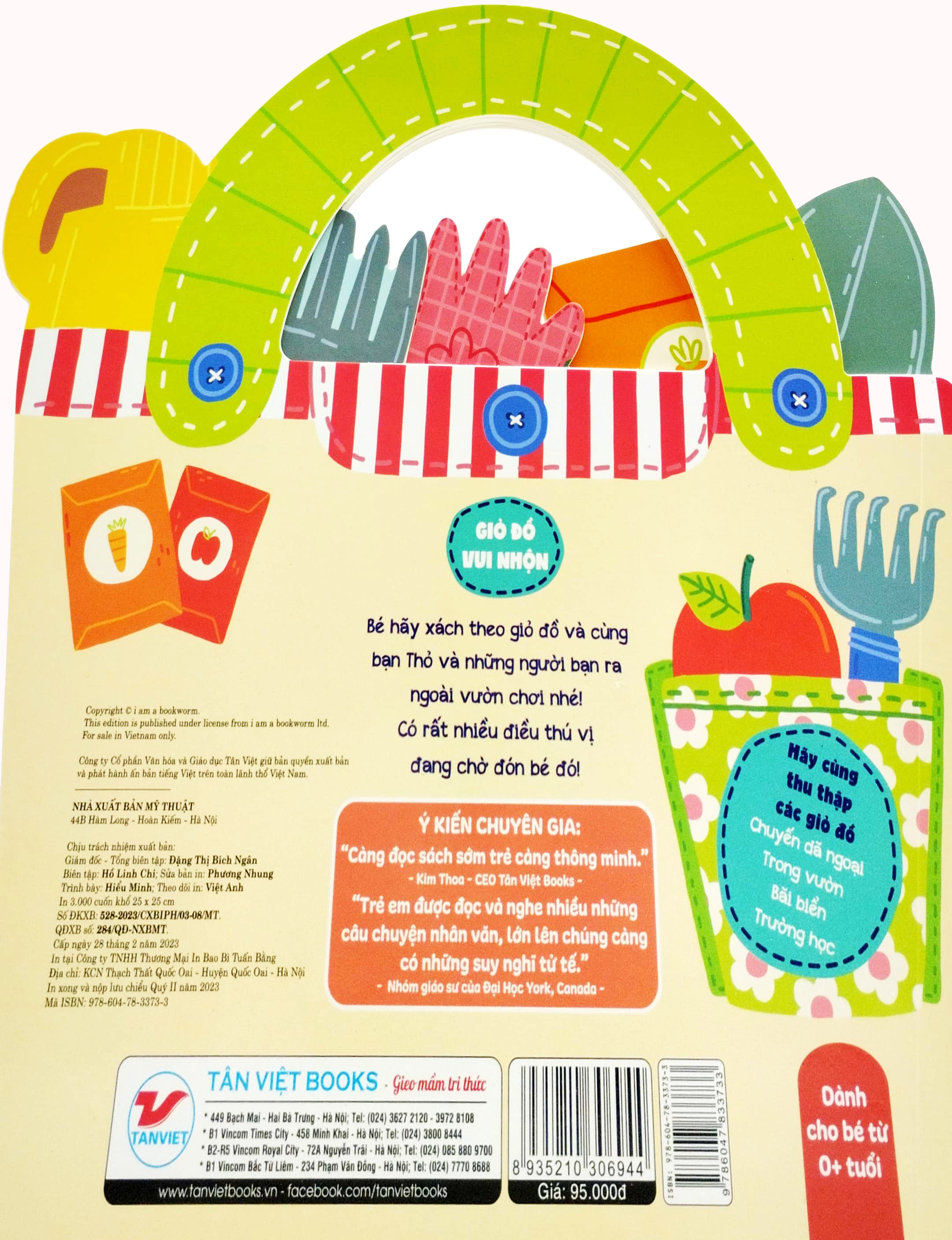 phát triển kĩ năng cho bé - giỏ đồ vui nhộn - trong vườn