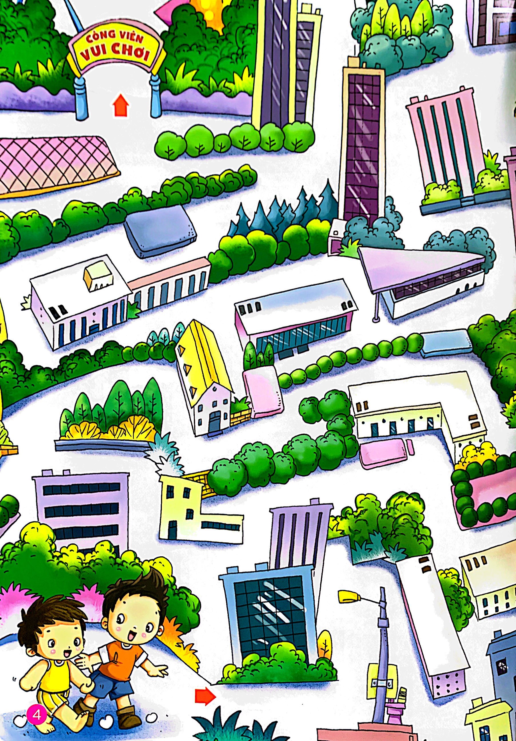 phát triển kỹ năng an toàn dành cho trẻ - trò chơi mê cung - an toàn trong trường học (từ 2 - 8 tuổi)