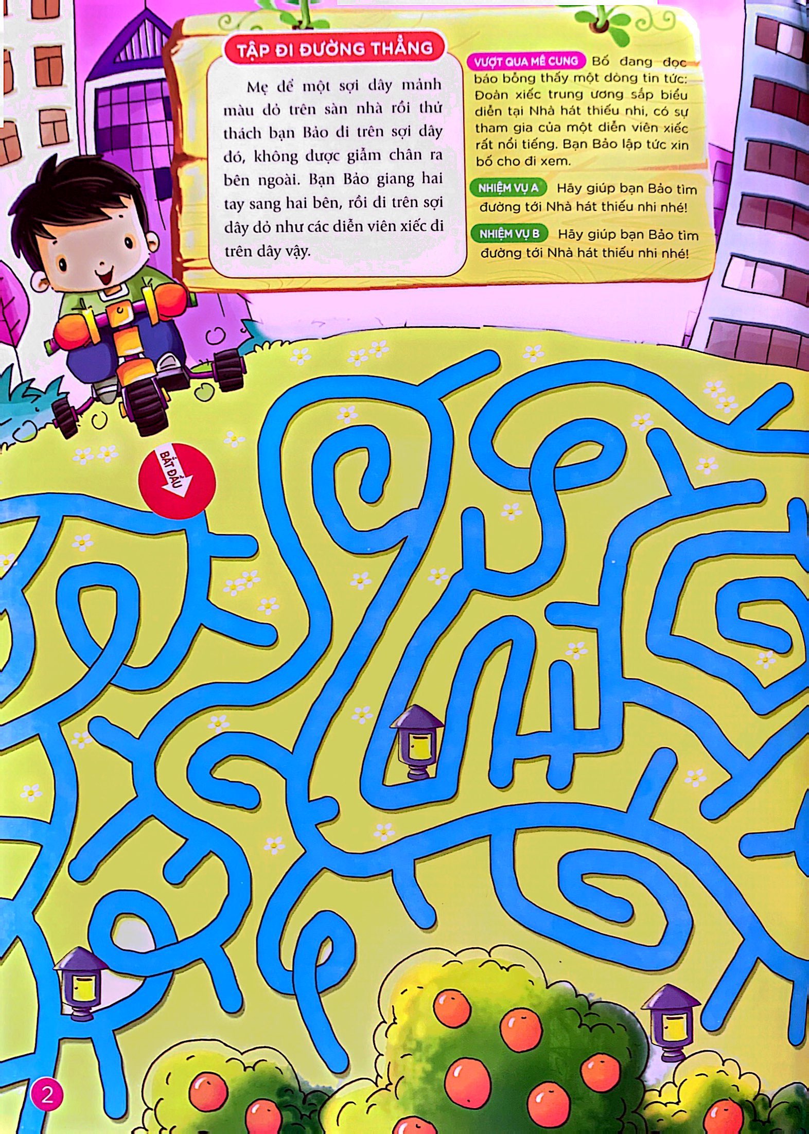 phát triển kỹ năng an toàn dành cho trẻ - trò chơi mê cung - thể thao an toàn (từ 2 - 8 tuổi)