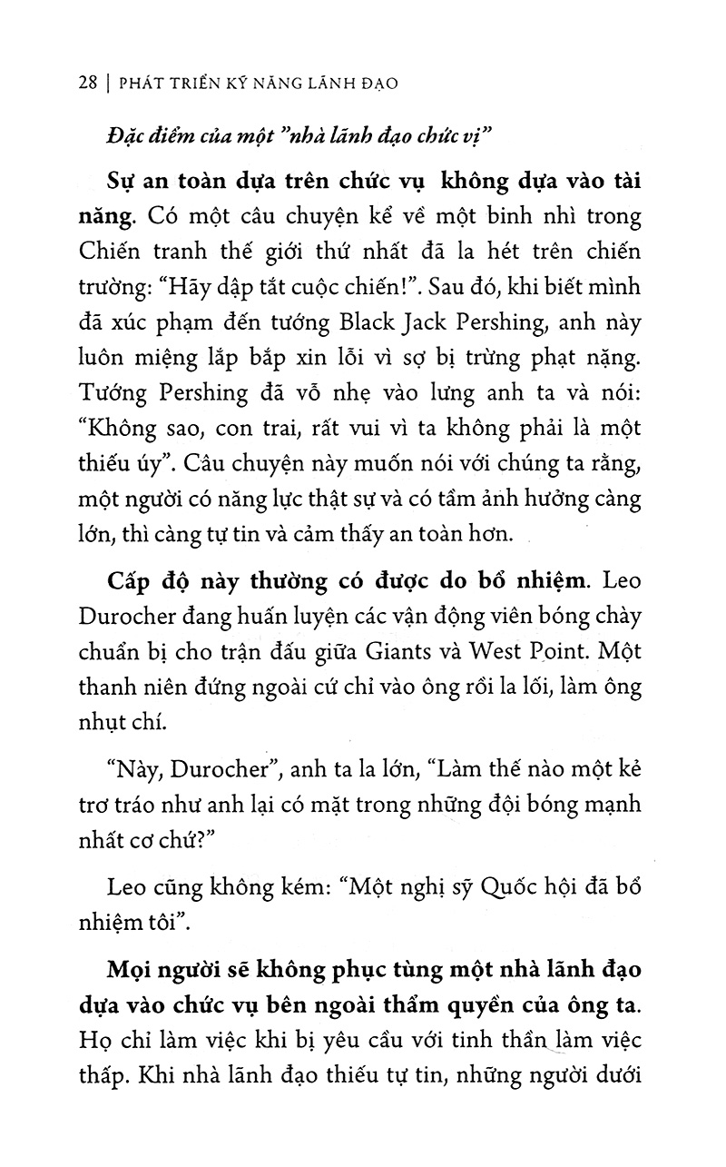 phát triển kỹ năng lãnh đạo