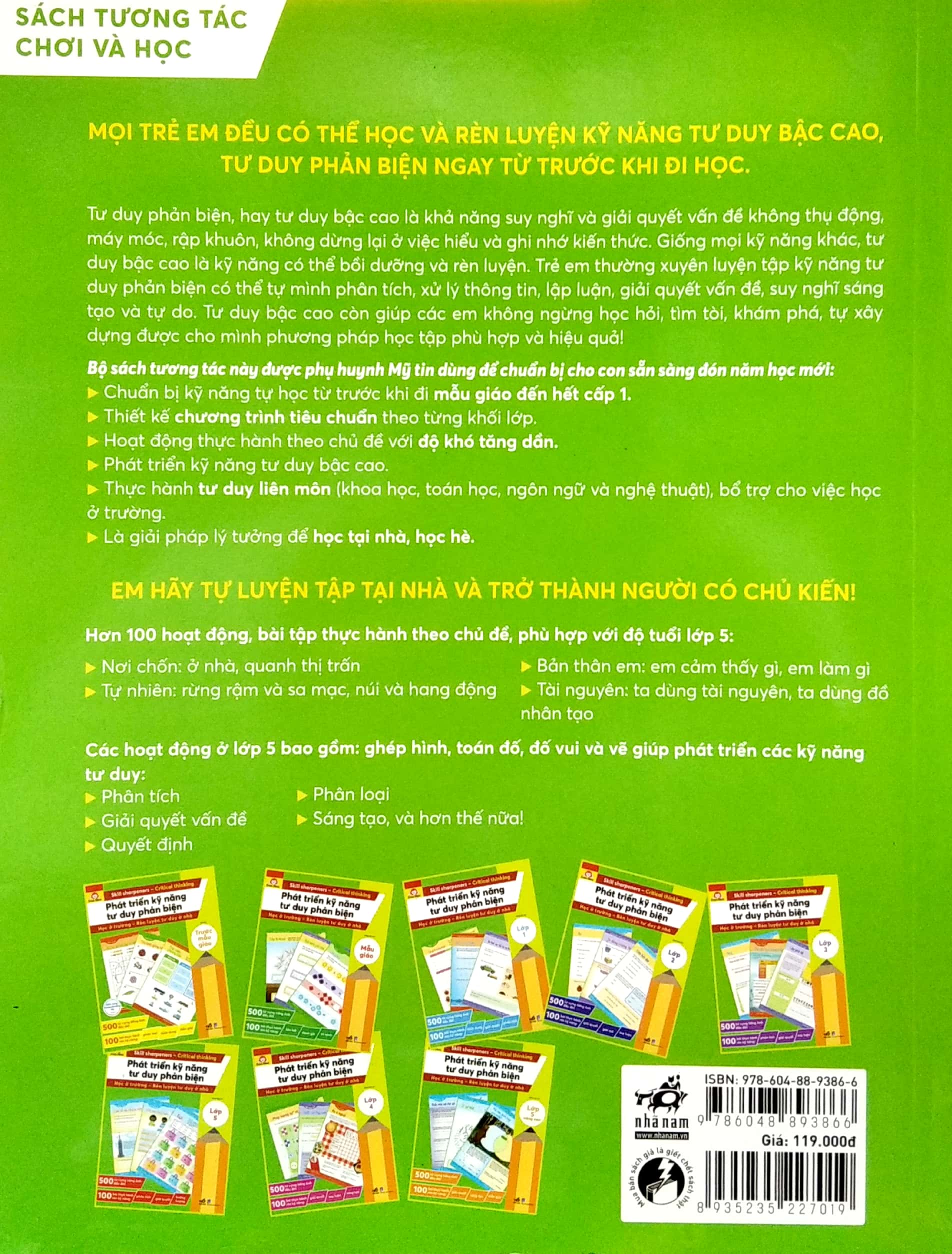 phát triển kỹ năng tư duy phản biện - lớp 5