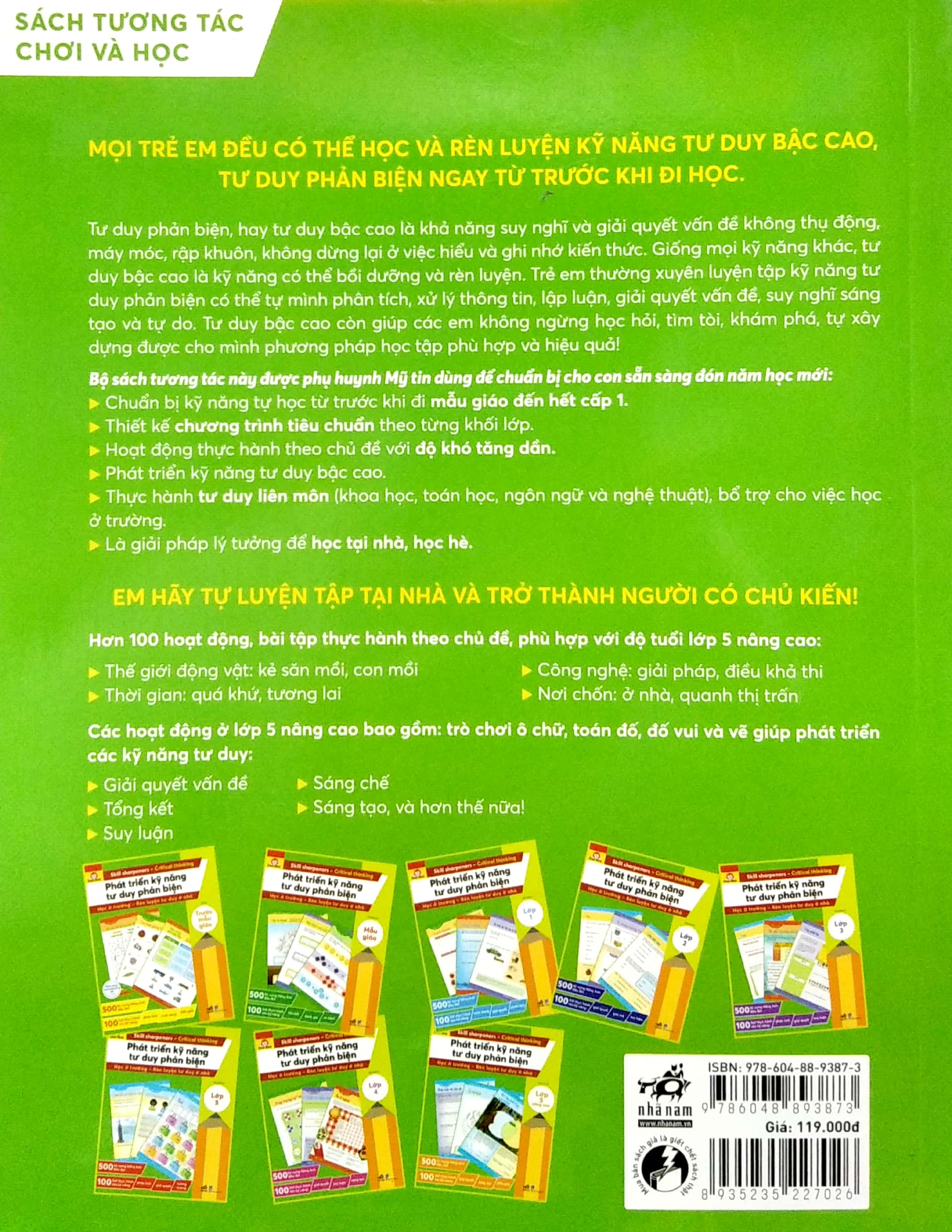 phát triển kỹ năng tư duy phản biện - lớp 5 nâng cao