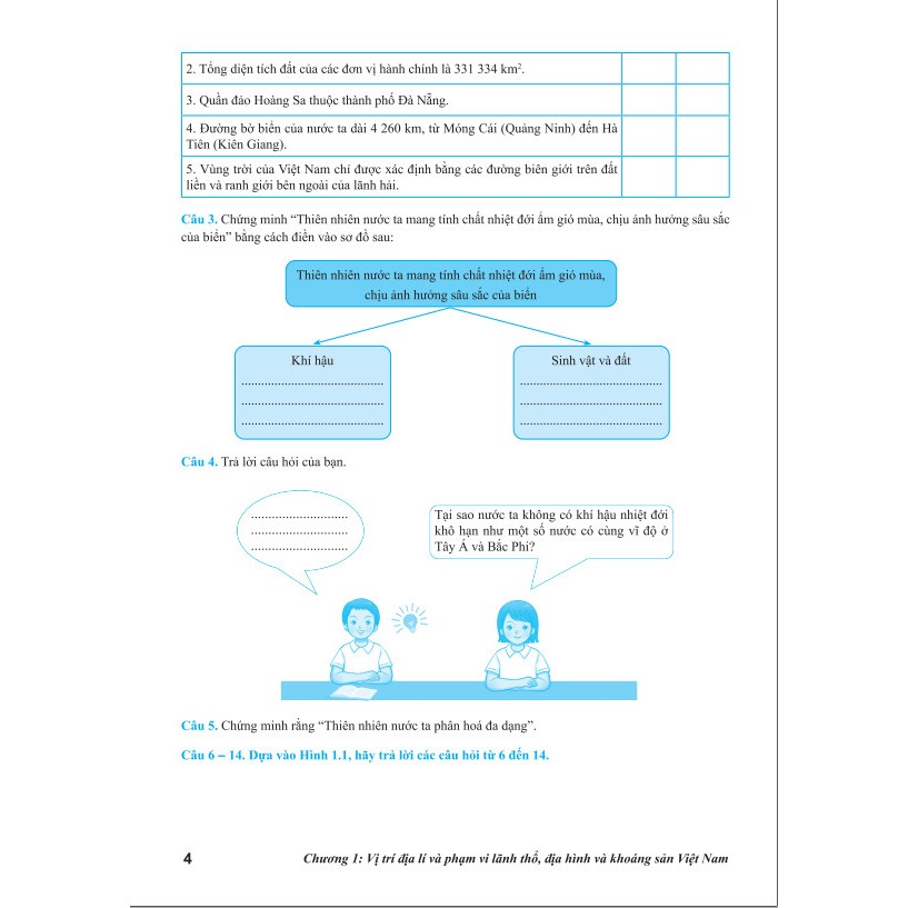 phát triển năng lực địa lí 8 (theo chương trình gdpt mới)
