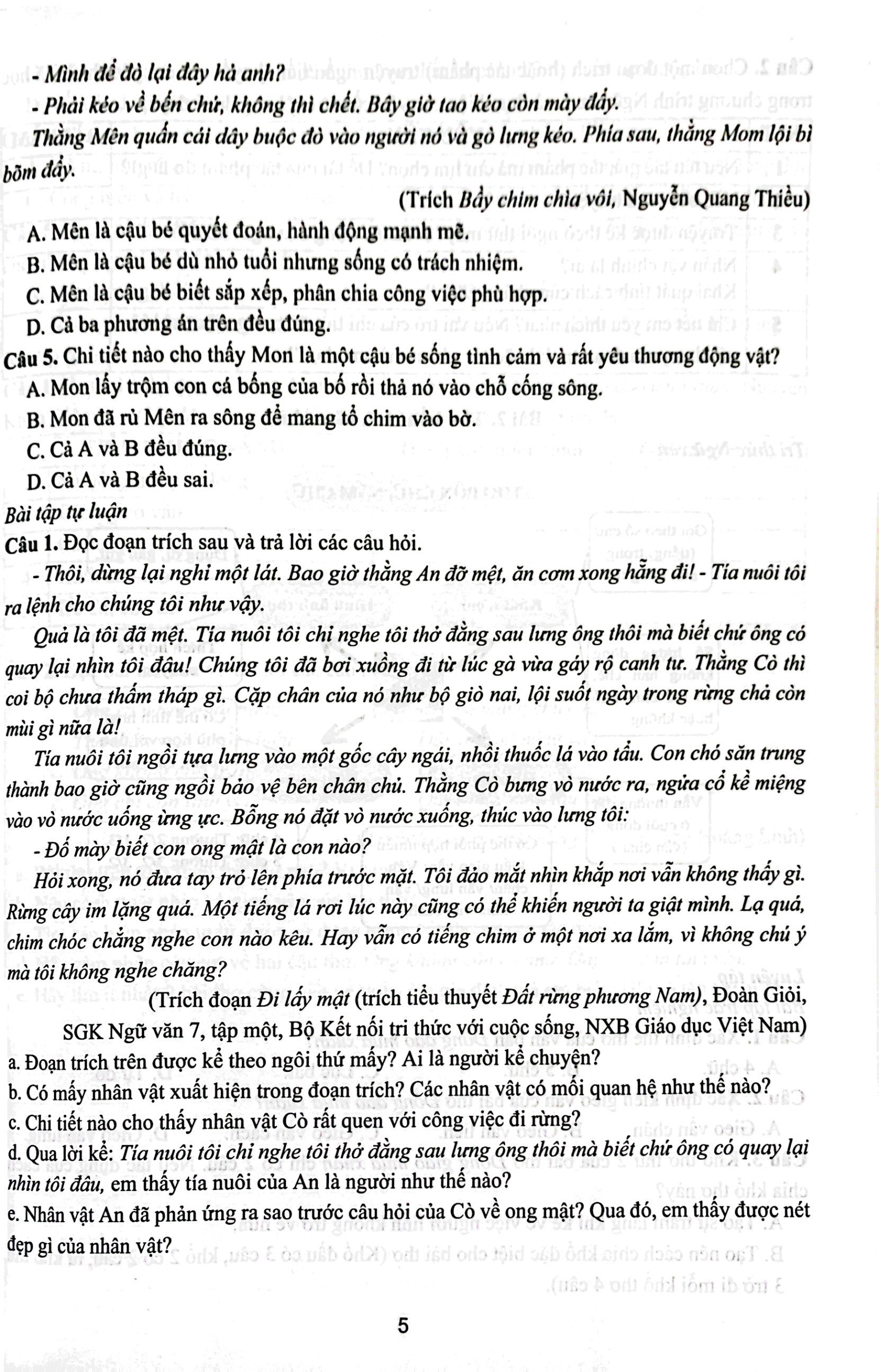 phát triển năng lực môn ngữ văn lớp 7