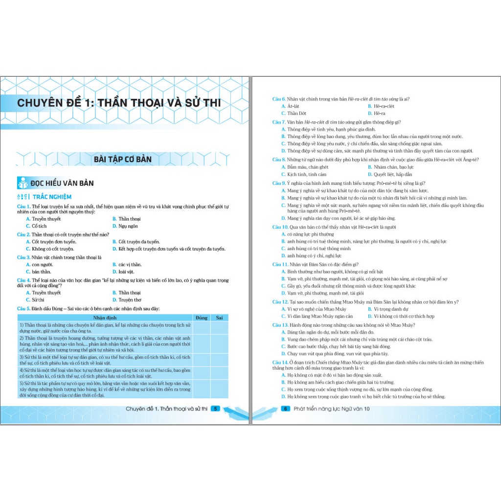 phát triển năng lực ngữ văn 10 (theo chương trình gdpt mới)