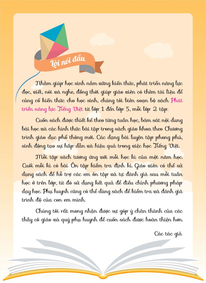 phát triển năng lực tiếng việt 4 - tập 1