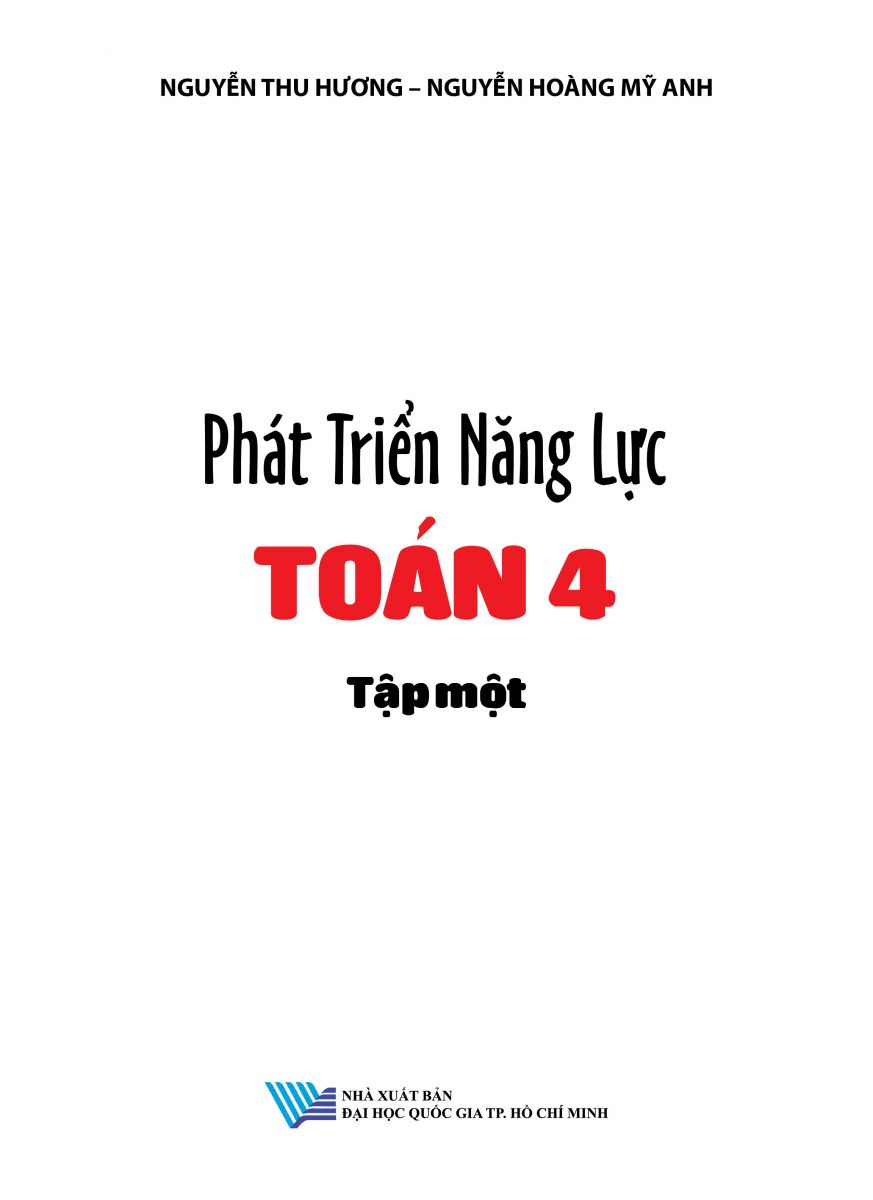 phát triển năng lực toán 4 - tập 1