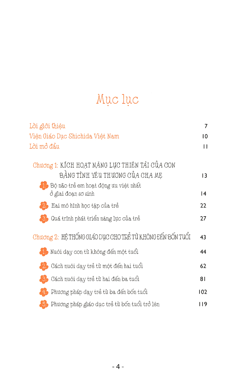 phát triển năng lực trí tuệ cho con theo phương pháp shichida