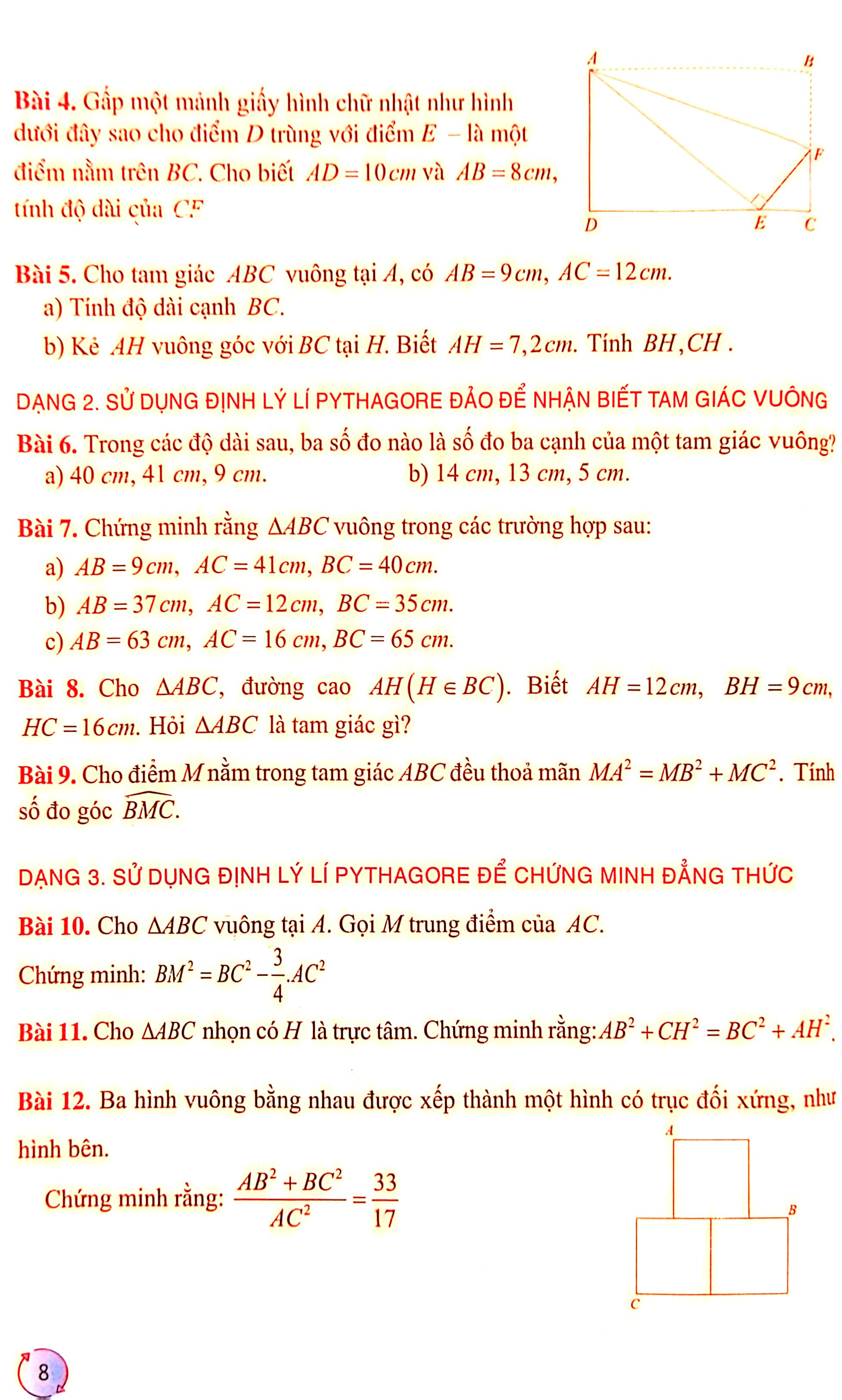 phát triển năng lực tư duy và sáng tạo toán 8 - tập 2 (biên soạn theo chương trình giáo dục phổ thông 2018)