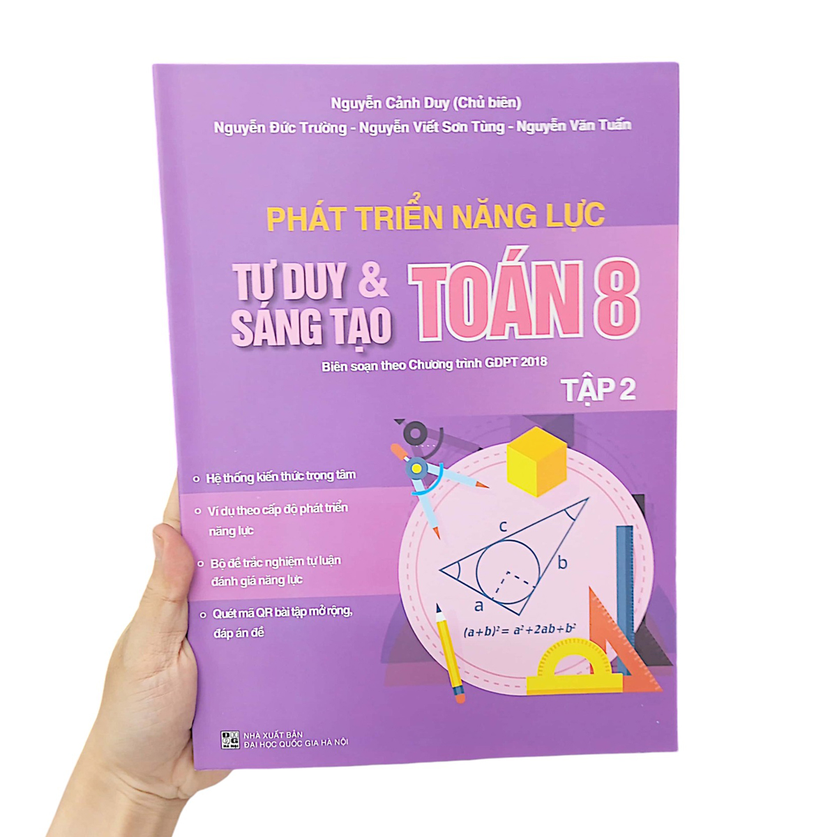 phát triển năng lực tư duy và sáng tạo toán 8 - tập 2 (biên soạn theo chương trình giáo dục phổ thông 2018)