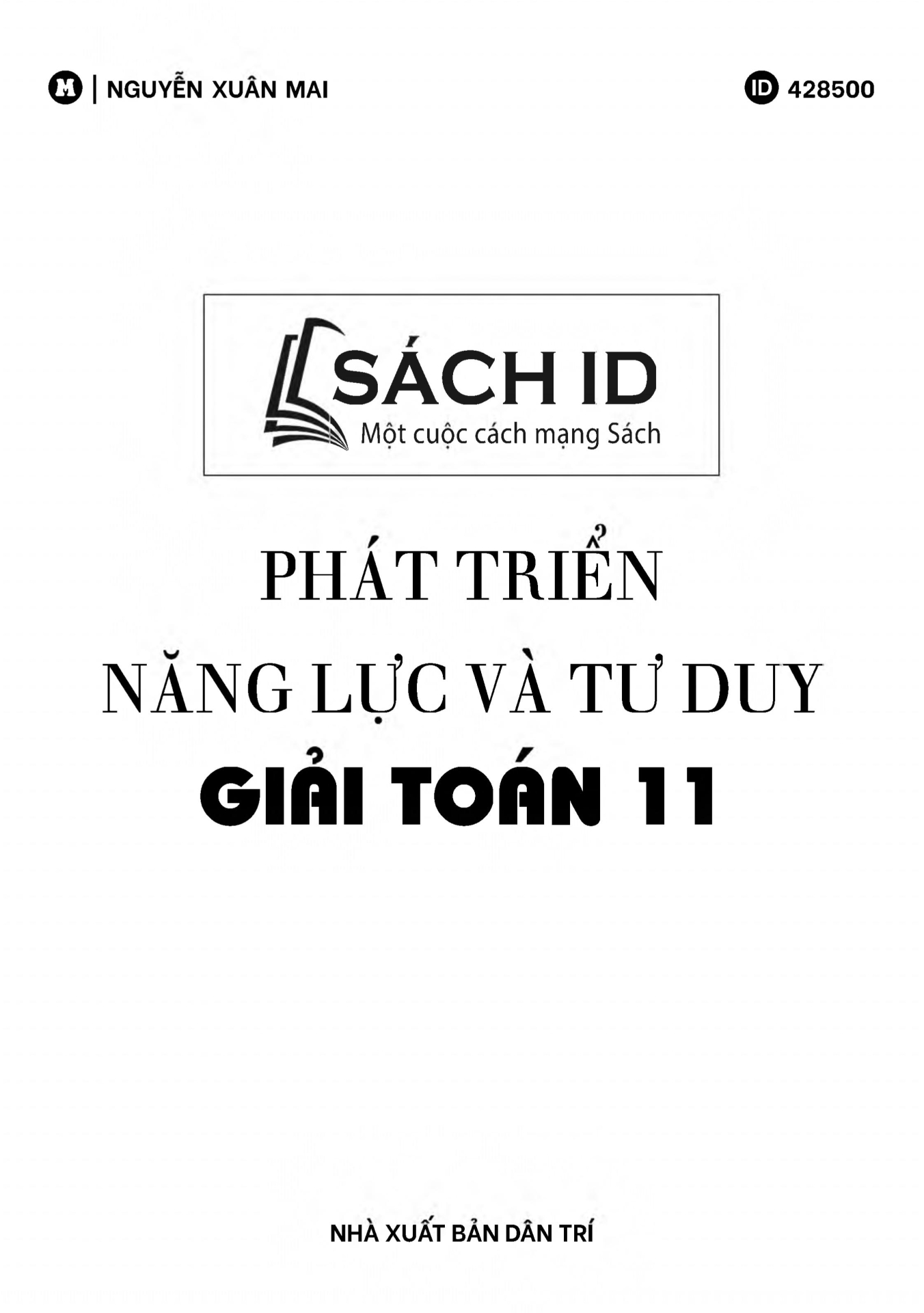 phát triển năng lực và tư duy giải toán lớp 11