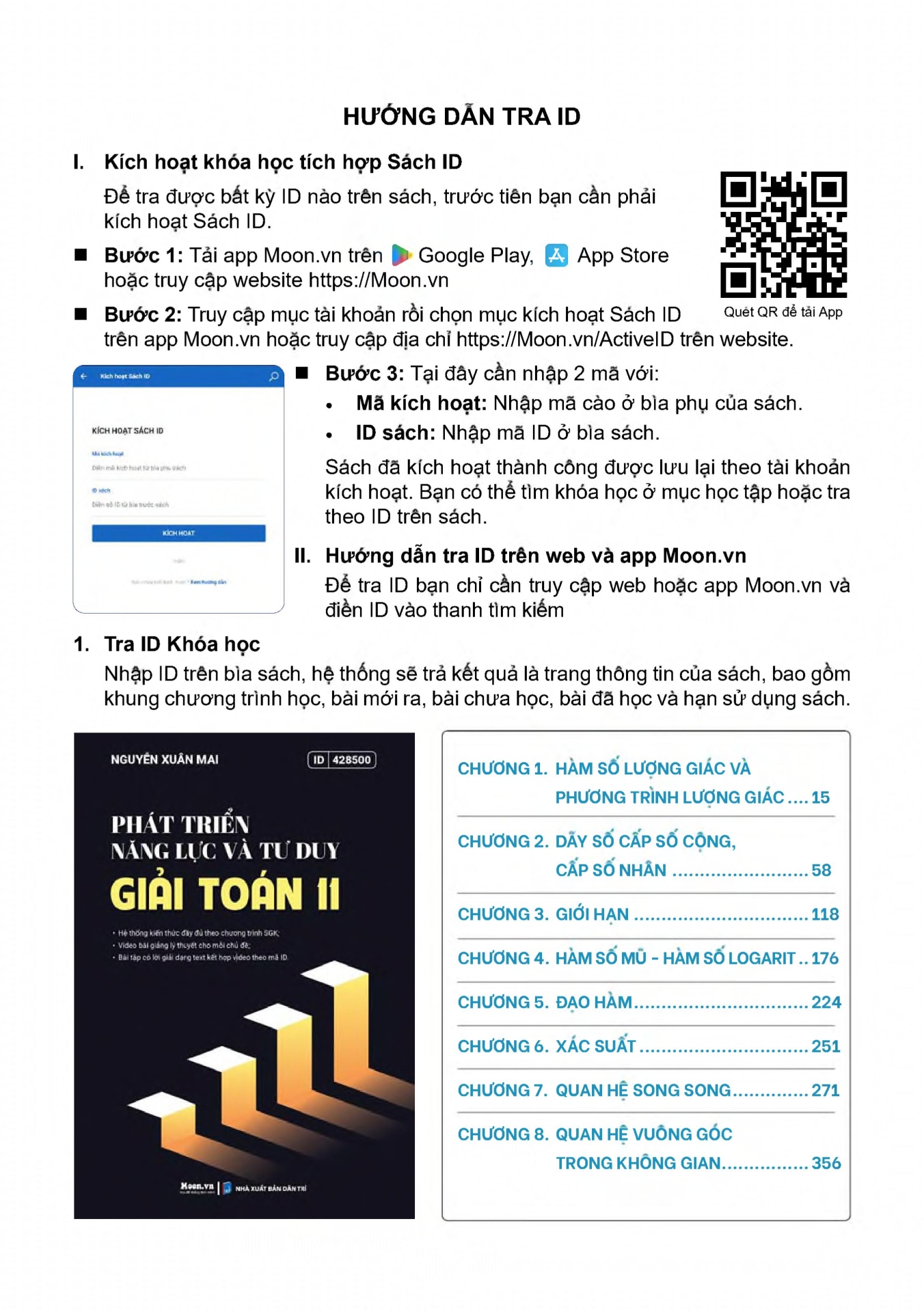 phát triển năng lực và tư duy giải toán lớp 11