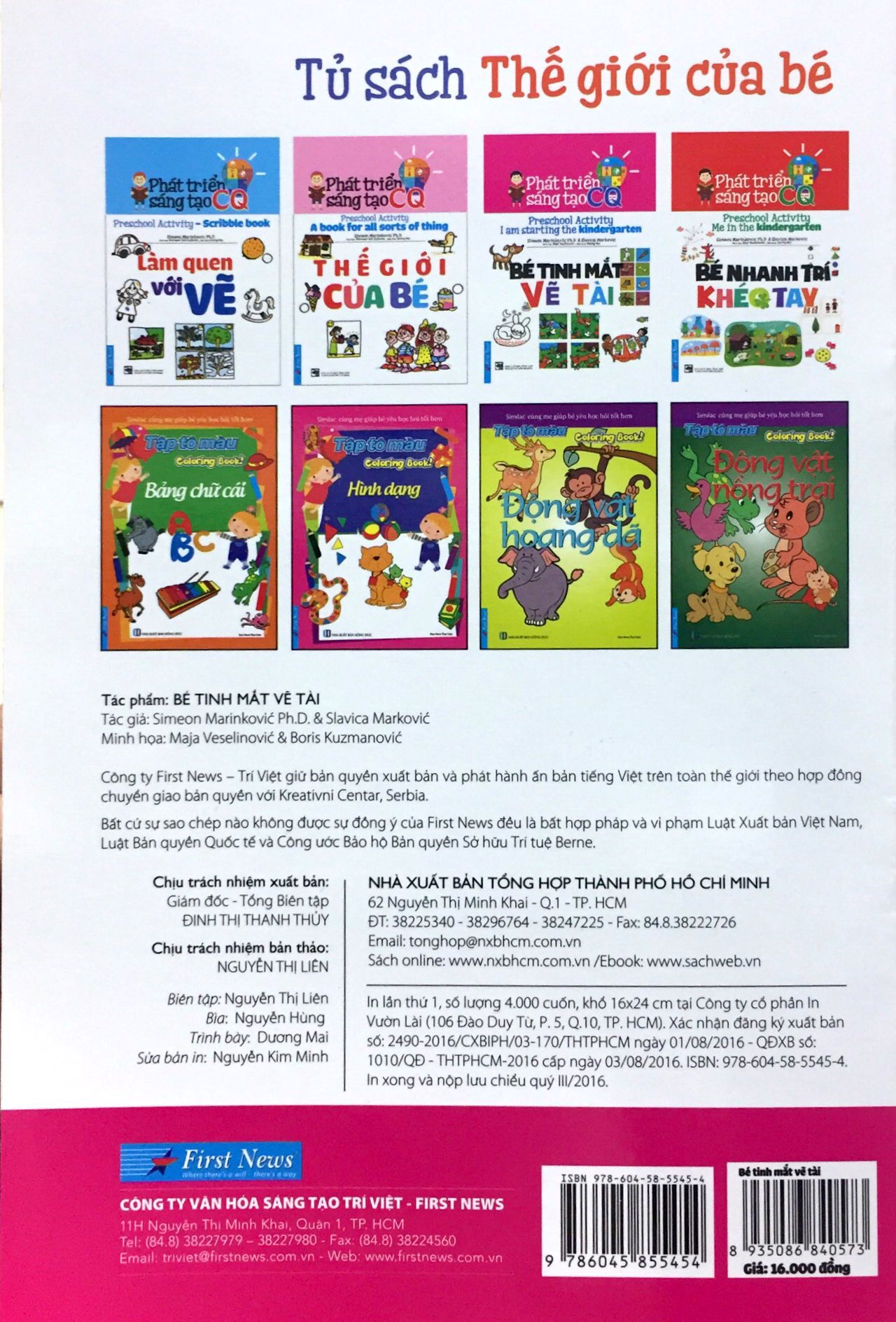 phát triển sáng tạo cq - bé tinh mắt vẽ tài