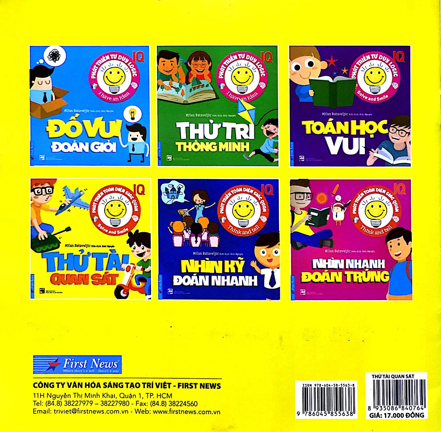 phát triển toàn diện giác quan iq - thử tài quan sát