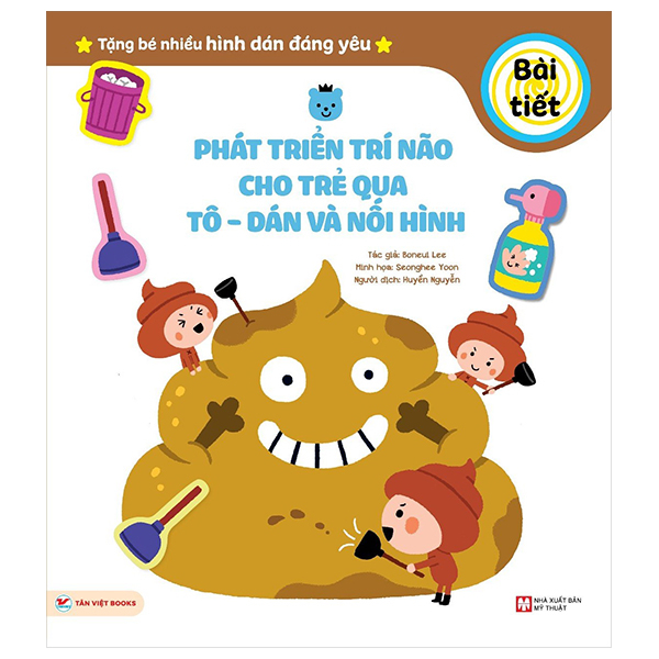 phát triển trí não cho trẻ qua tô - dán và nối hình - bài tiết