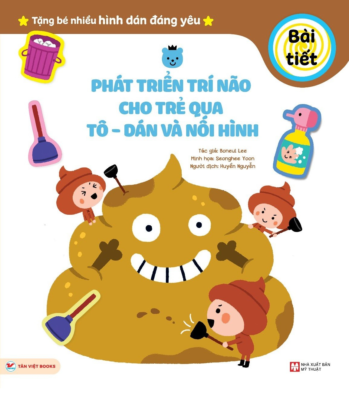 phát triển trí não cho trẻ qua tô - dán và nối hình - bài tiết