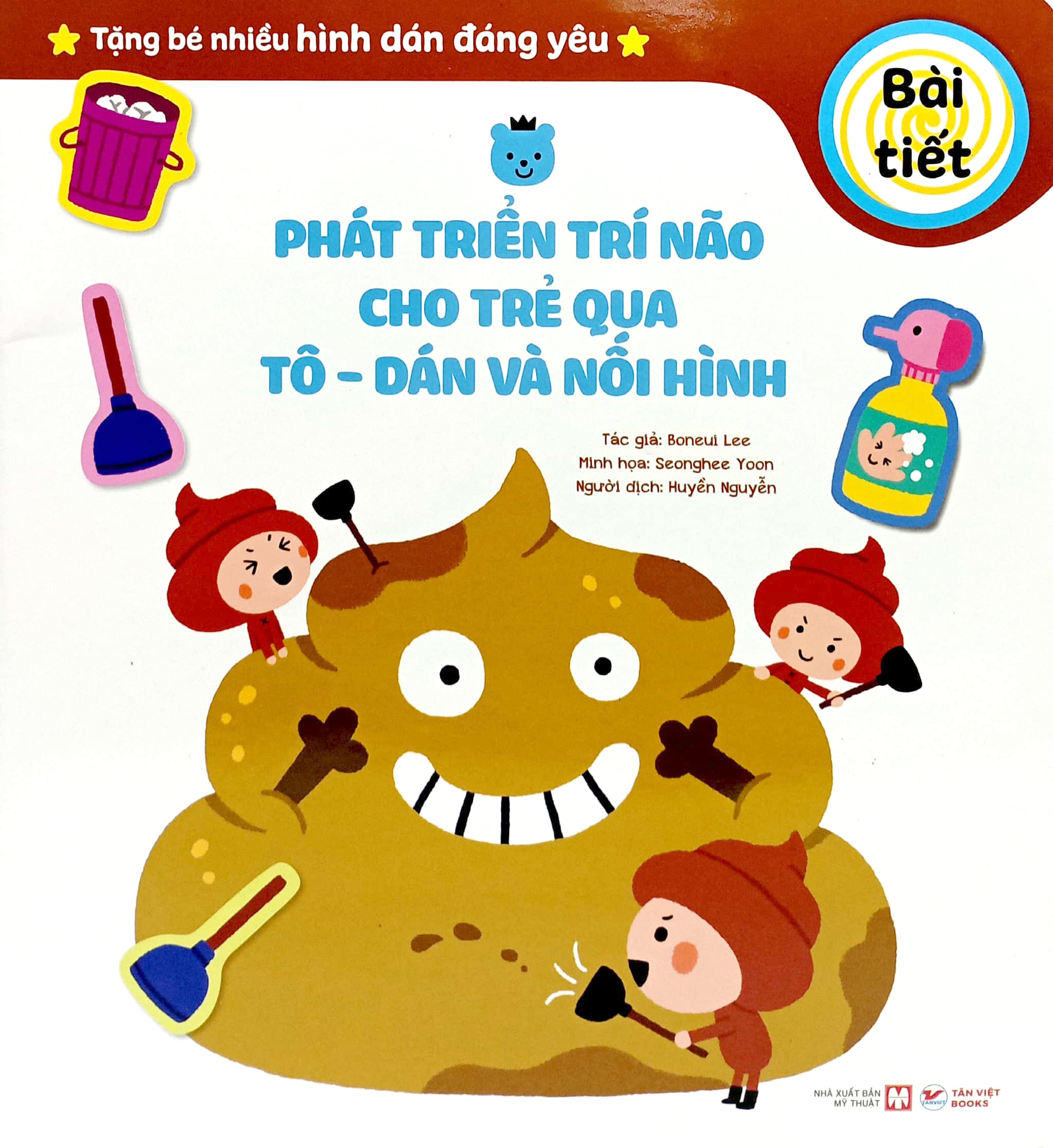 phát triển trí não cho trẻ qua tô - dán và nối hình - bài tiết
